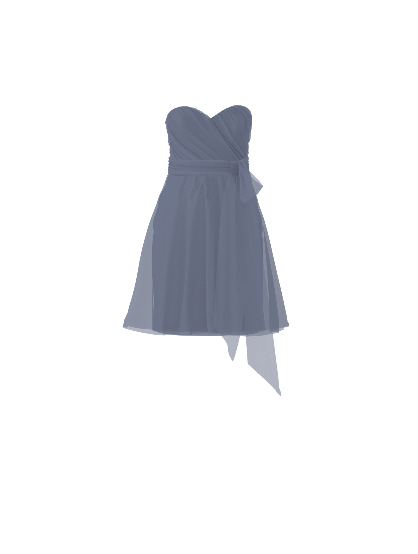 Jaycie Bodice & Carla Skirt Set with Sash Belt in Slate - Perfect for Formal Events, Prom, and Evening Wear