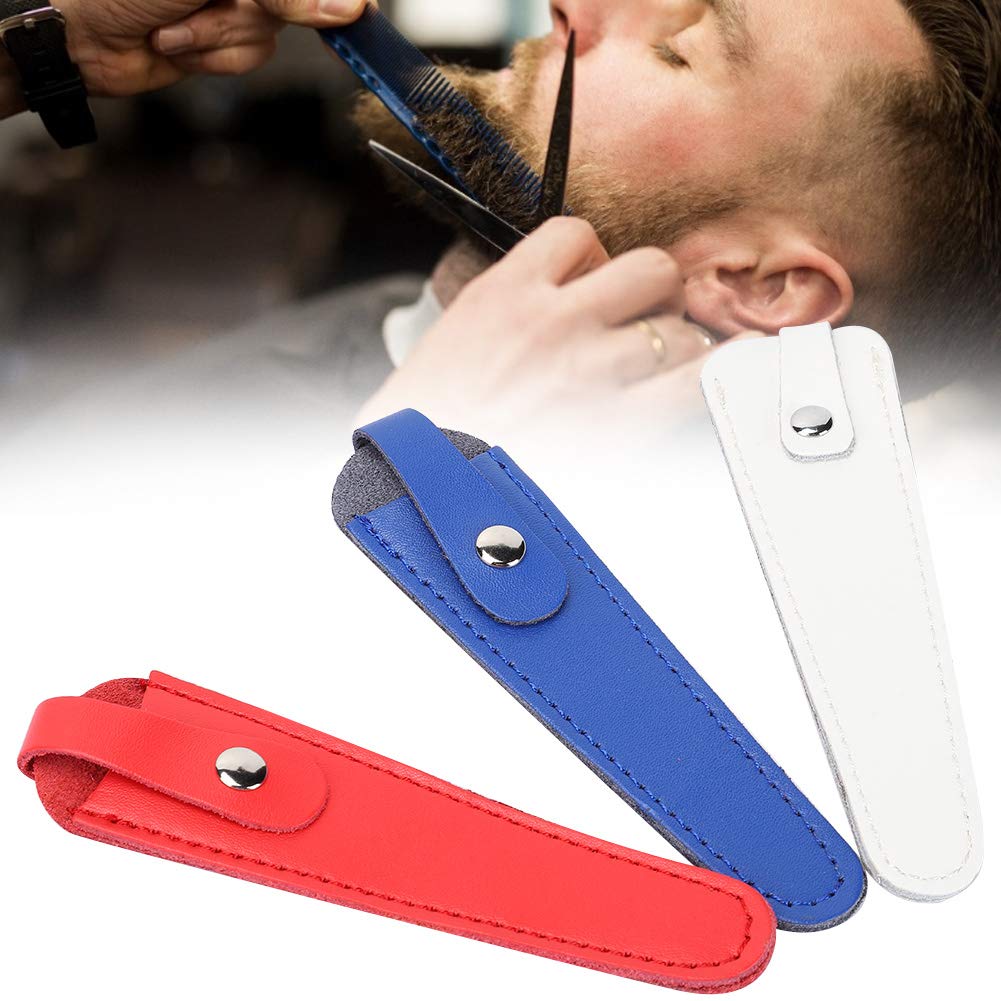 3-Piece Professional Hair Scissors Bag Set - Portable PU Leather Sheath & Holster for Salon, Barber, Stylists | Perfect for Travel, Home & Professional Use