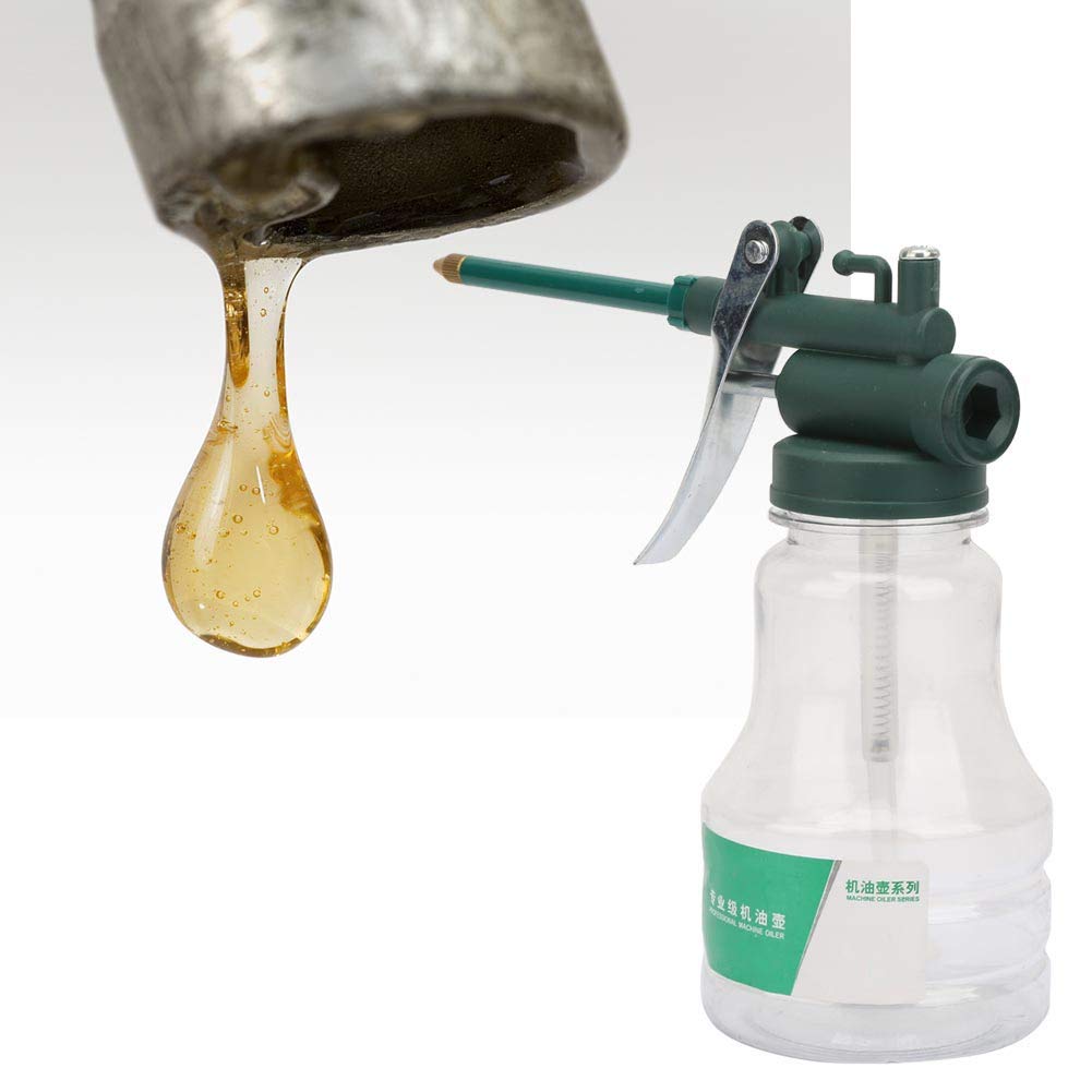 Portable Small Volume Lubrication Oil Can - Handheld Oiler for Engine Oil & Lubricating Oil - Perfect for Automotive Maintenance, Bike Chains & Machinery Lubrication