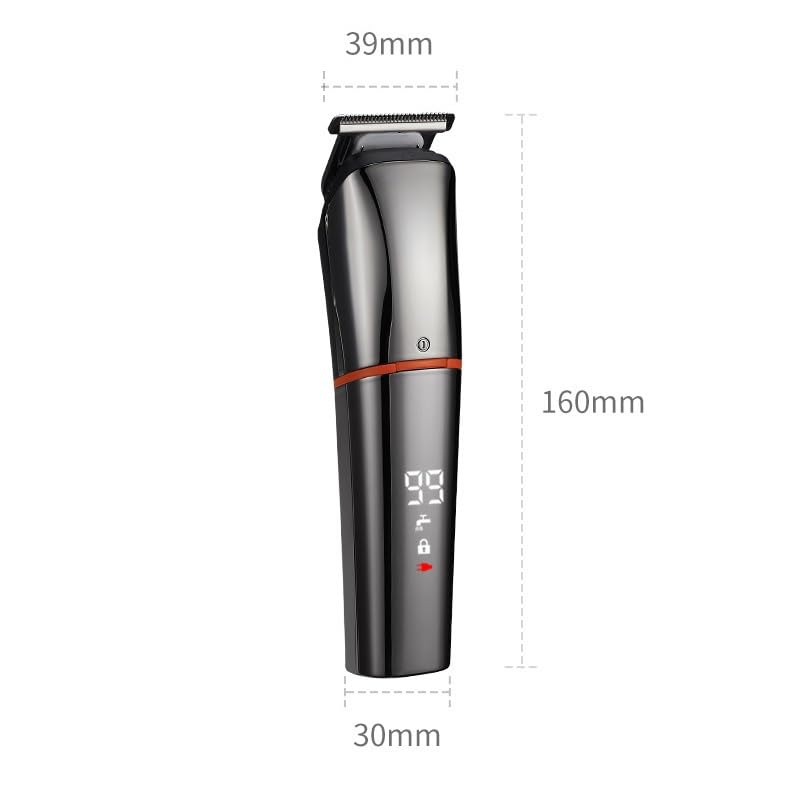 PAIZME Professional Hair Clipper Kit - Waterproof Electric Hair Trimmer with LCD Display for Men & Women, Nose & Beard Trimmer, Cordless Rechargeable for Home & Travel Use