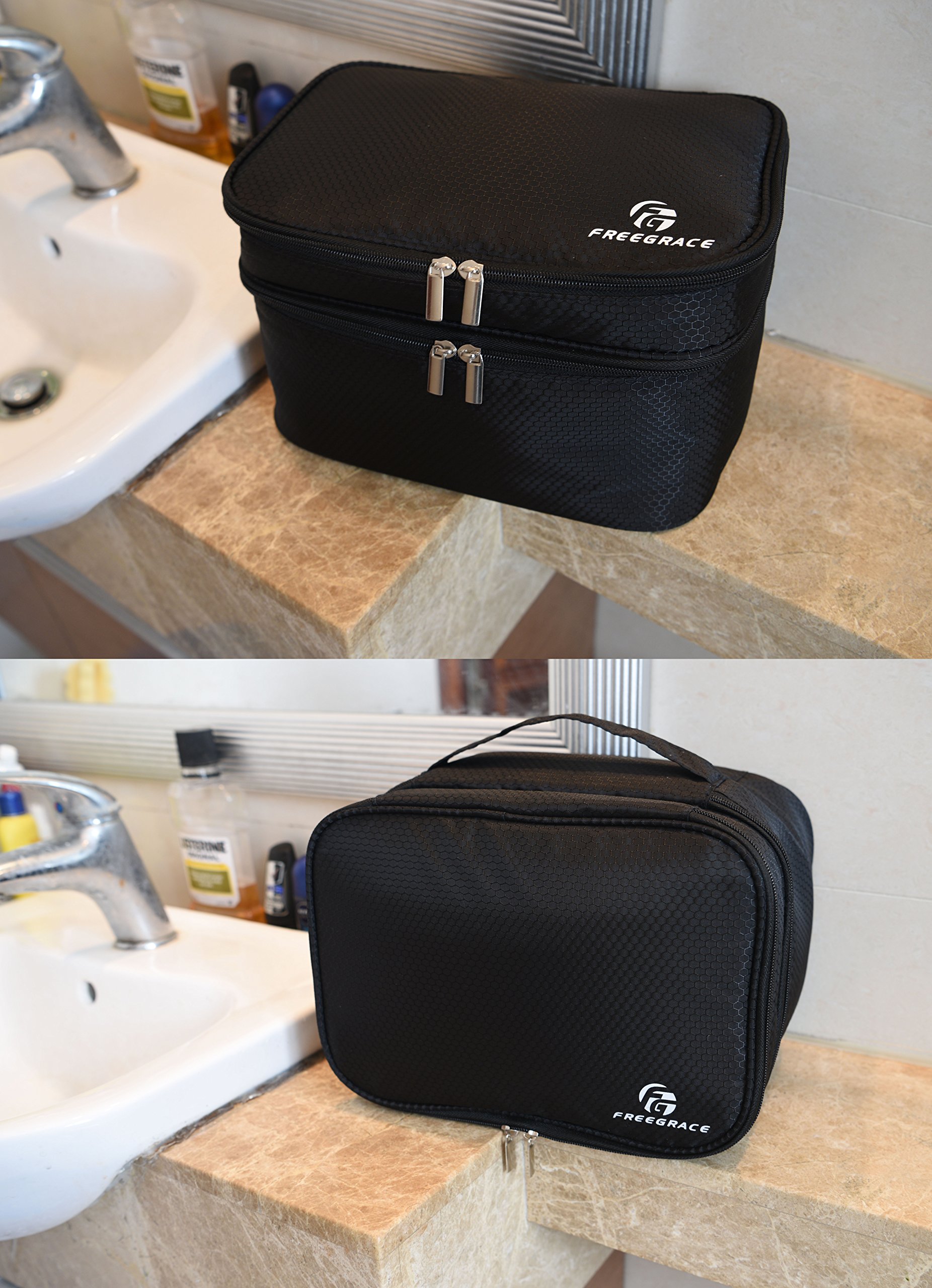 Large Travel Organizer Underwear Bag - Double Layer Packing Storage for Bras, Socks, Underwear & Toiletries | Perfect for Vacation, Business Trips & Gym Essentials