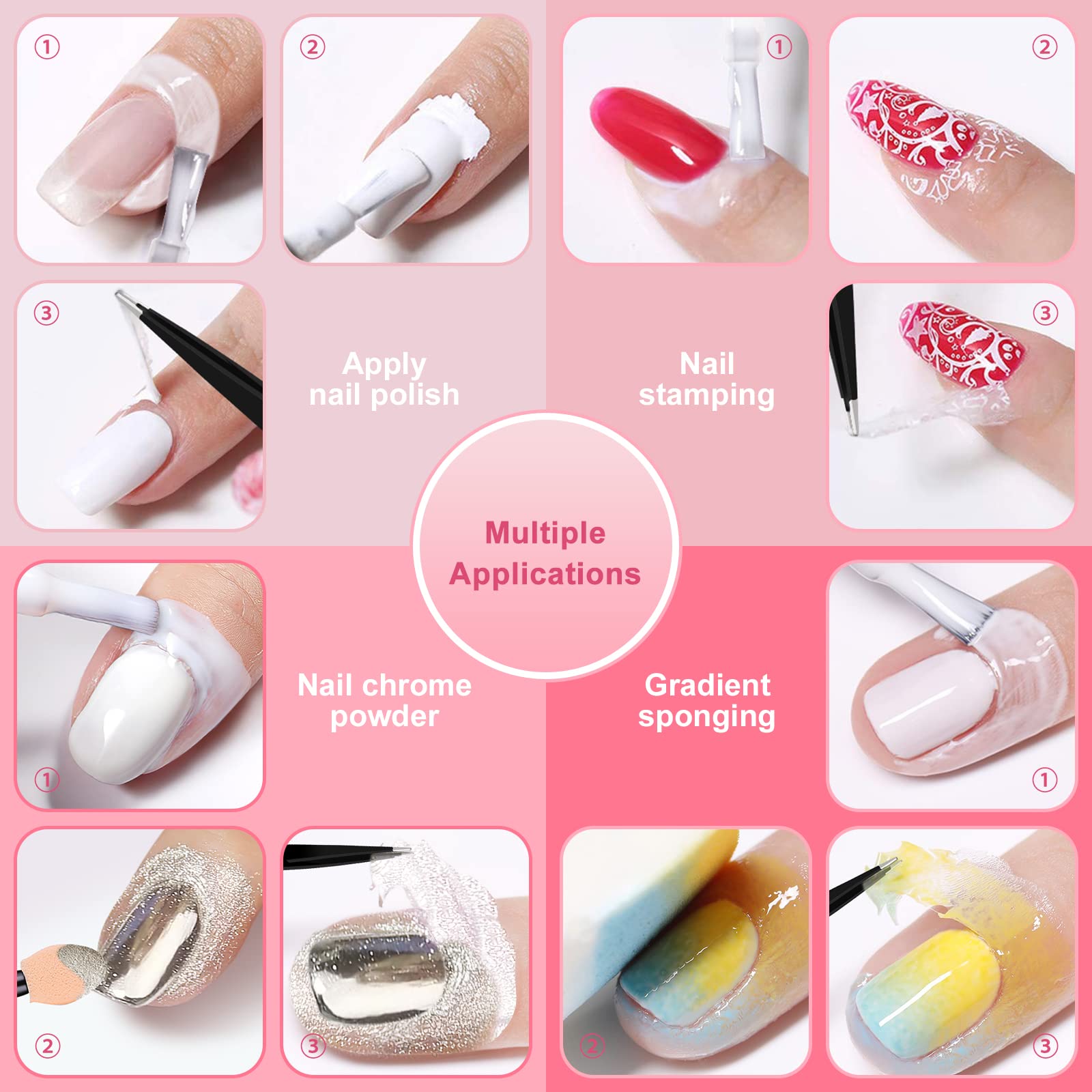 DRMODE Fast-Drying Liquid Latex for Nails - Peel Off Nail Polish Barrier & Cuticle Protector - Perfect for Nail Art, Stamping, and Manicures (Use with Tweezers for Precision) - Ideal for Salon Professionals & DIY Nail Enthusiasts