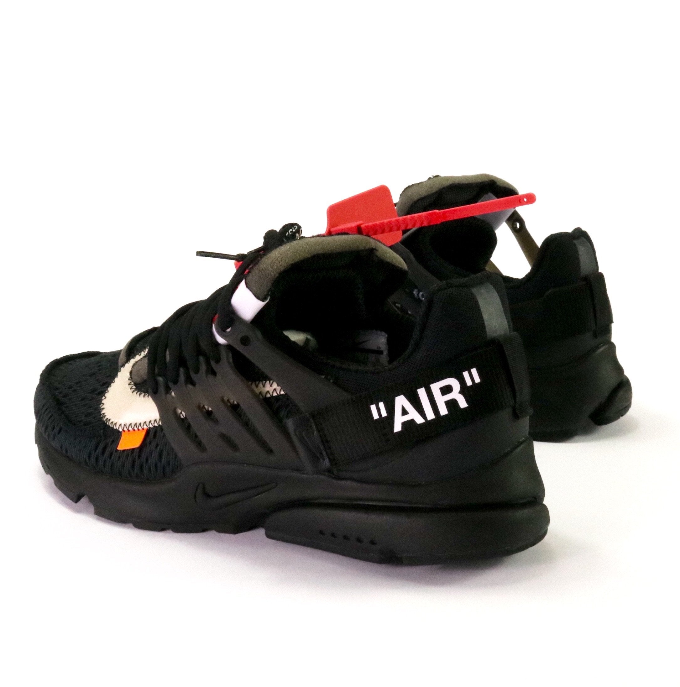 OFF WHITE x Nike Air Presto Sneakers - Black & White Colorway | Limited Edition Collaboration | Perfect for Streetwear & Casual Outfits