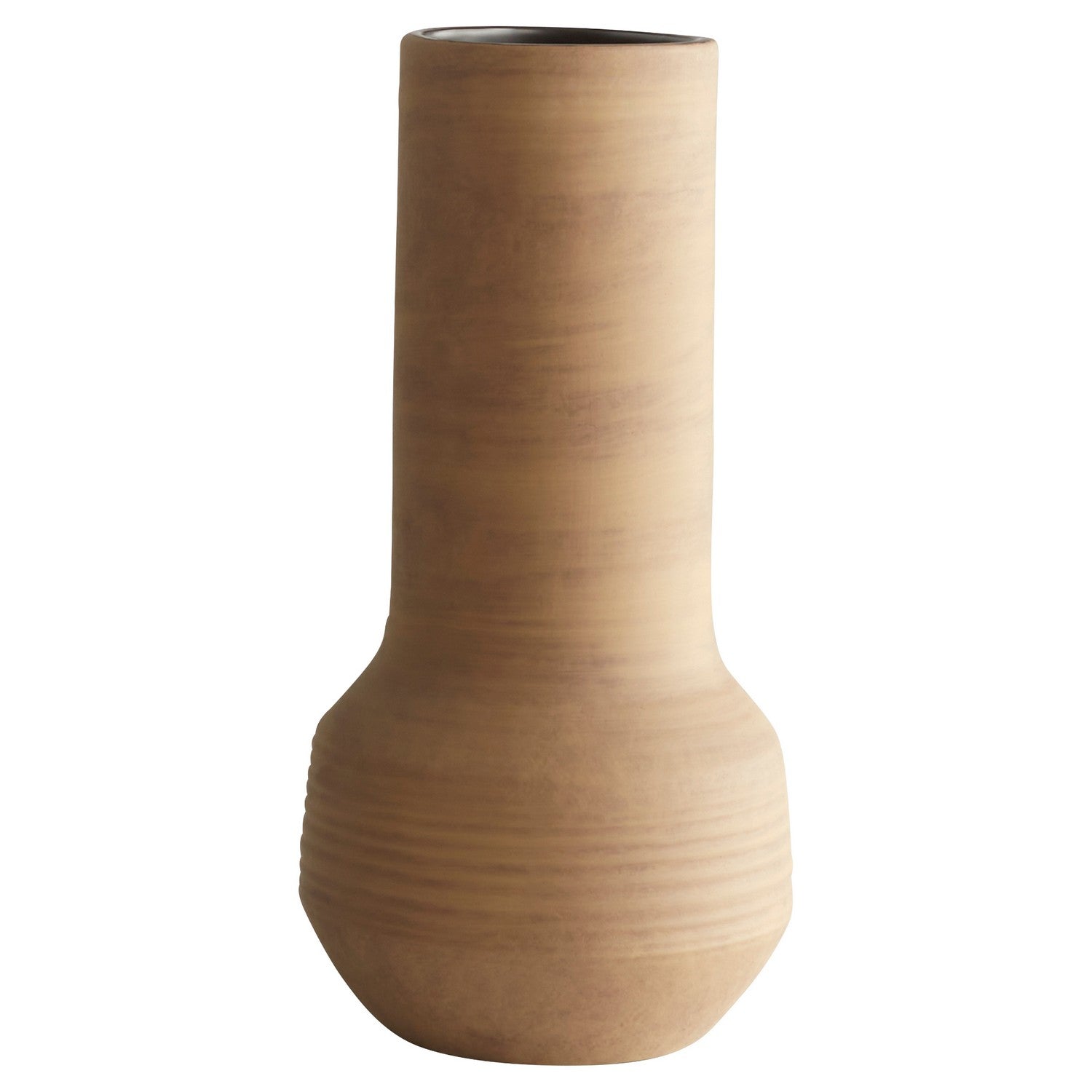 Cyan Design 11471 Amphora Vase - Handcrafted Brown Ceramic Vase for Home Decor, Wedding Centerpiece, and Living Room Accent