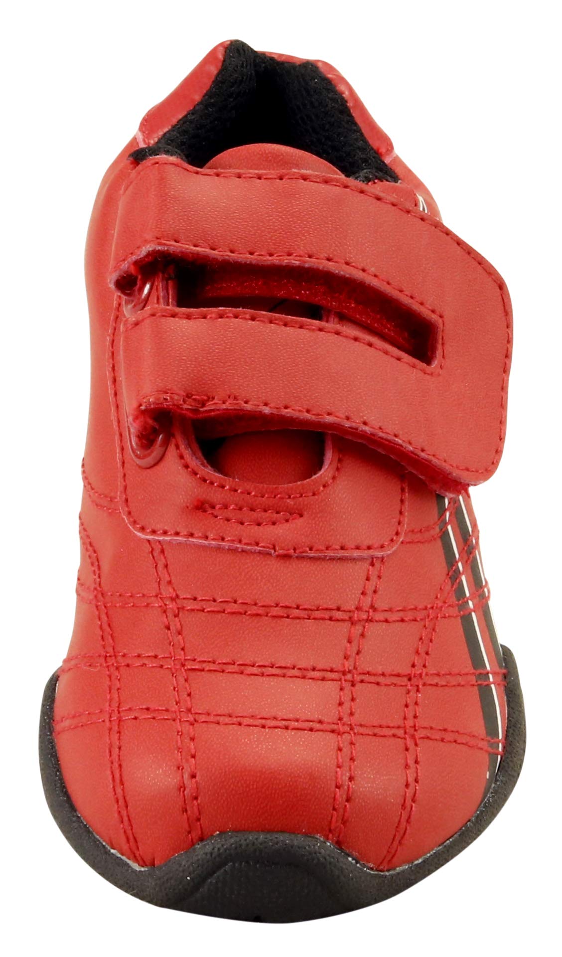 Boys' Double Strap Racing Sneakers for Toddlers & Kids - Lightweight Athletic Shoes for Running, Playground & Daily Wear