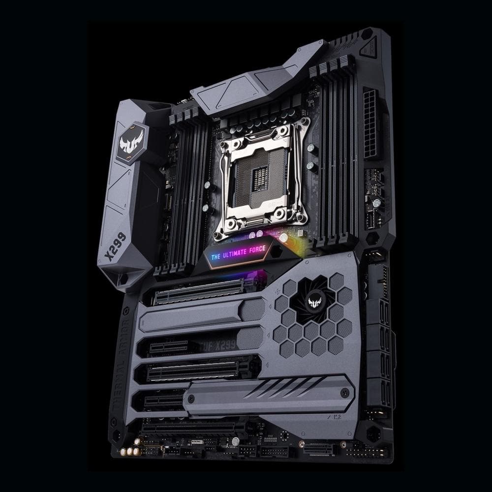 ASUS TUF X299 MARK 1 Gaming Motherboard - LGA 2066 Socket, DDR4, 5-Year Warranty - Perfect for High-End Gaming PCs and Workstations