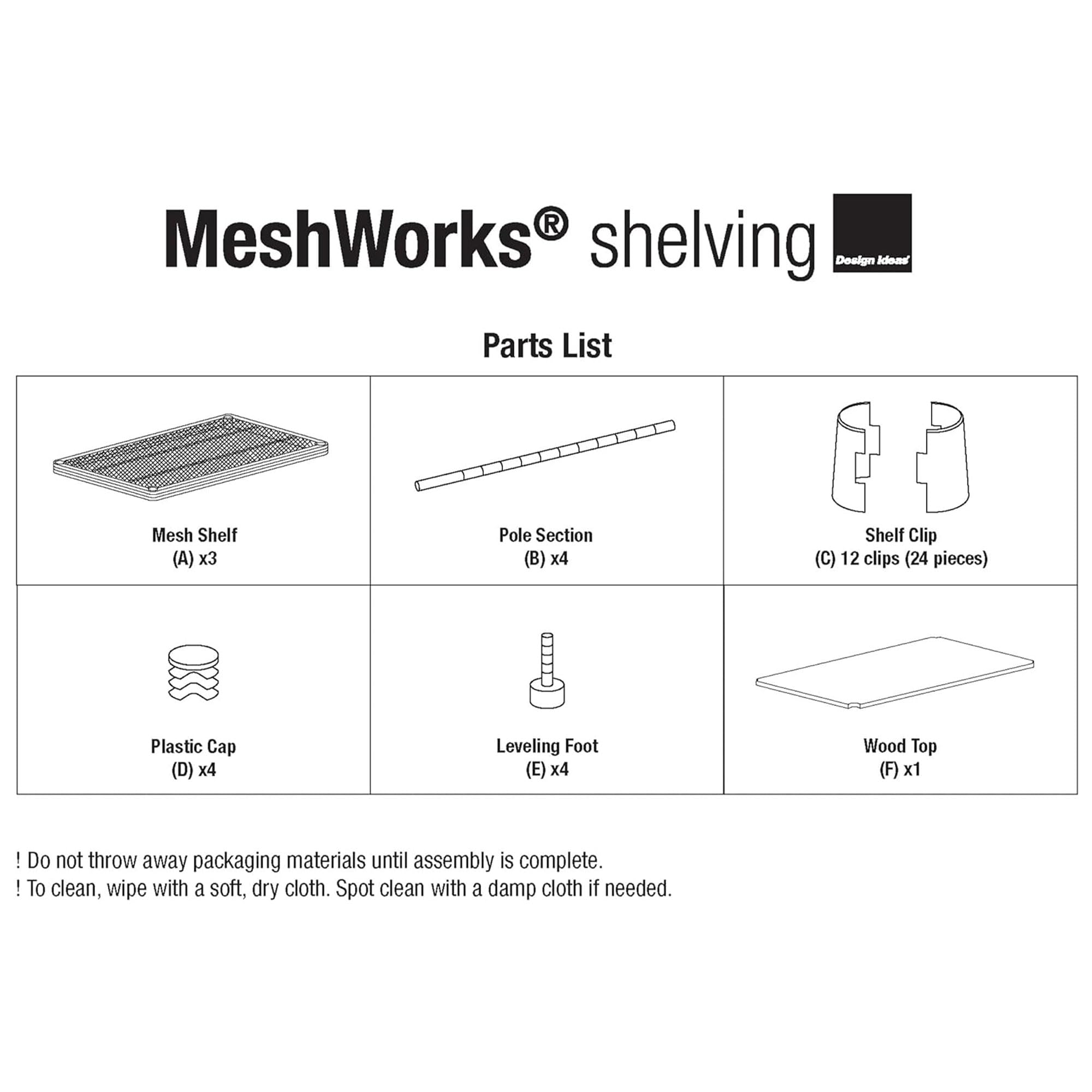 Metal and Wood Storage Shelf - 35.4