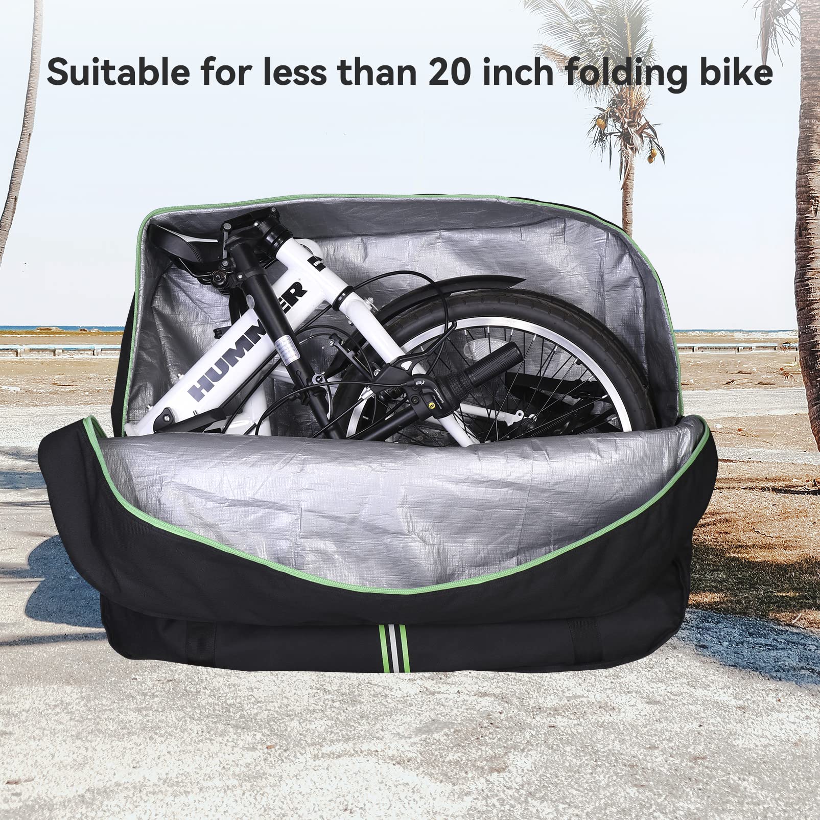 ROCKBROS 16-20 Inch Bike Travel Bag - Airline Approved Bicycle Carrying Case for Air Travel | Perfect for Cycling Trips, Bike Transport & Storage