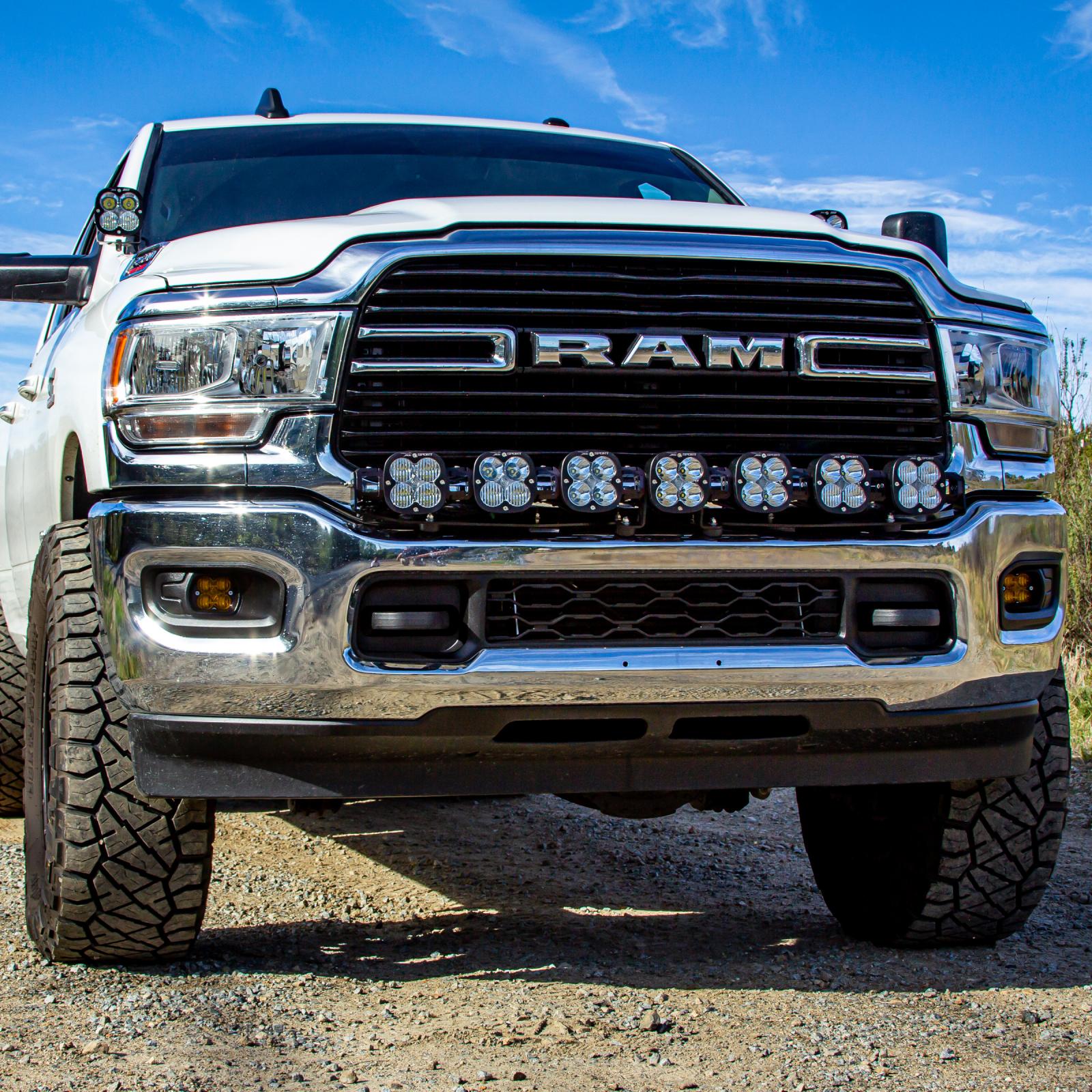 Baja Designs XL Linkable Bumper Light Kit for 2019-2024 Ram 2500/3500 | Off-Road LED Light Bar for Truck Bumper | Perfect for Night Driving & Off-Road Adventures