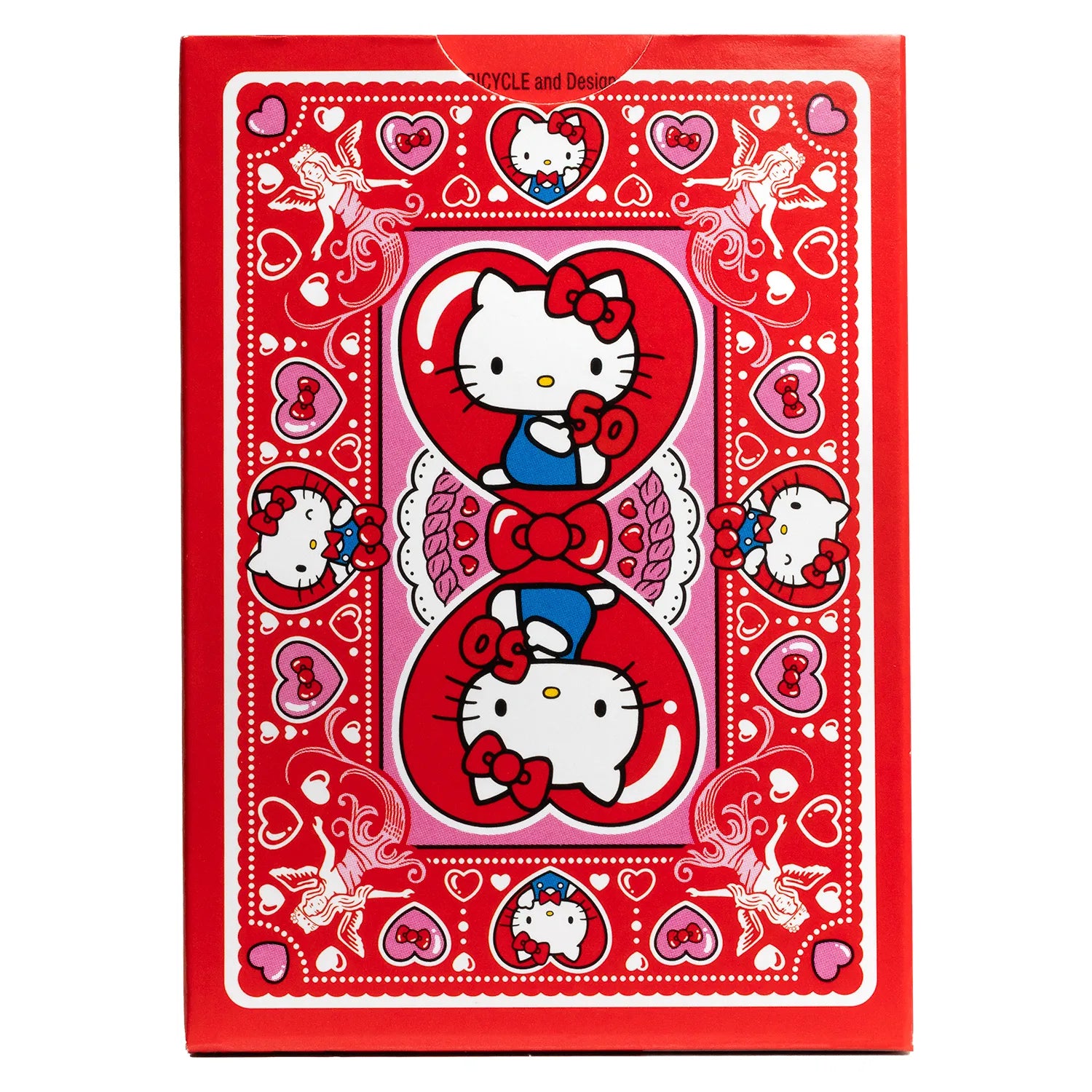 Hello Kitty 50th Anniversary Bicycle Playing Cards - Collectible Deck for Games, Magic Tricks & Gift Giving