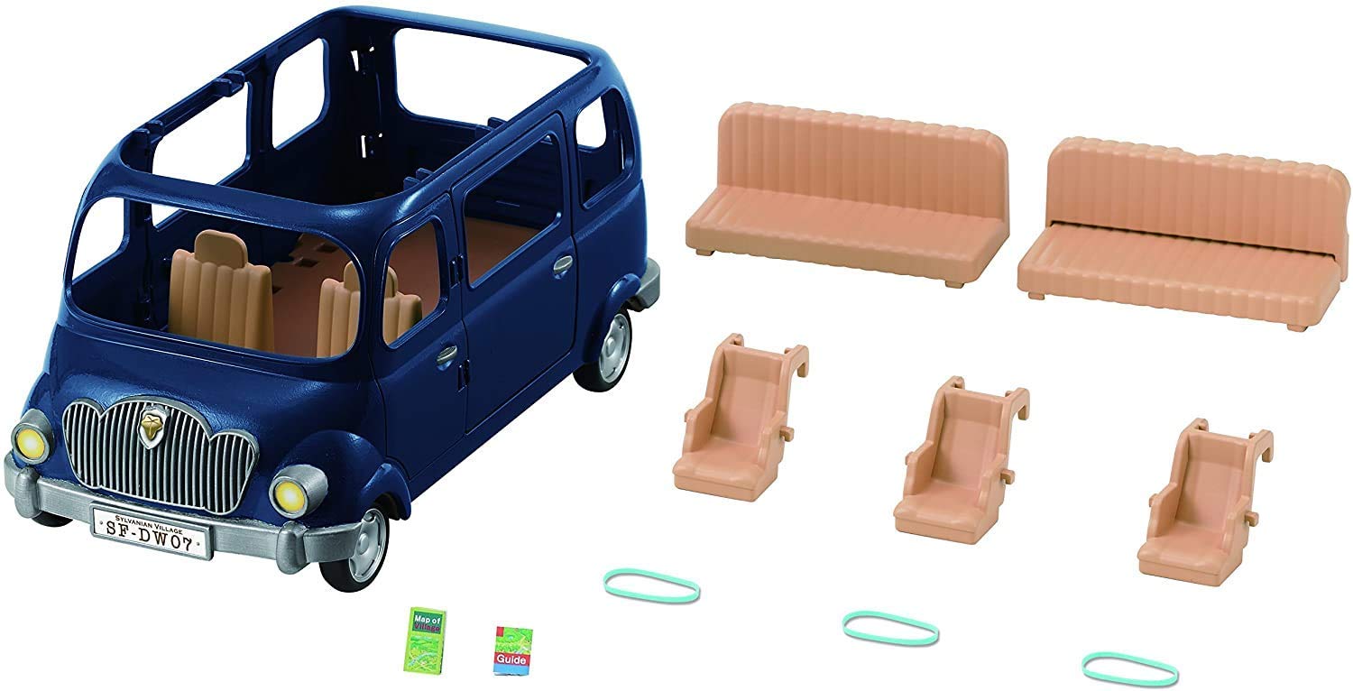 Sylvanian Families Bluebell Seven Seater Dollhouse Furniture Set - 7-Piece Collectible Toy for Kids & Collectors | Perfect for Pretend Play, Room Decor & Gift Giving