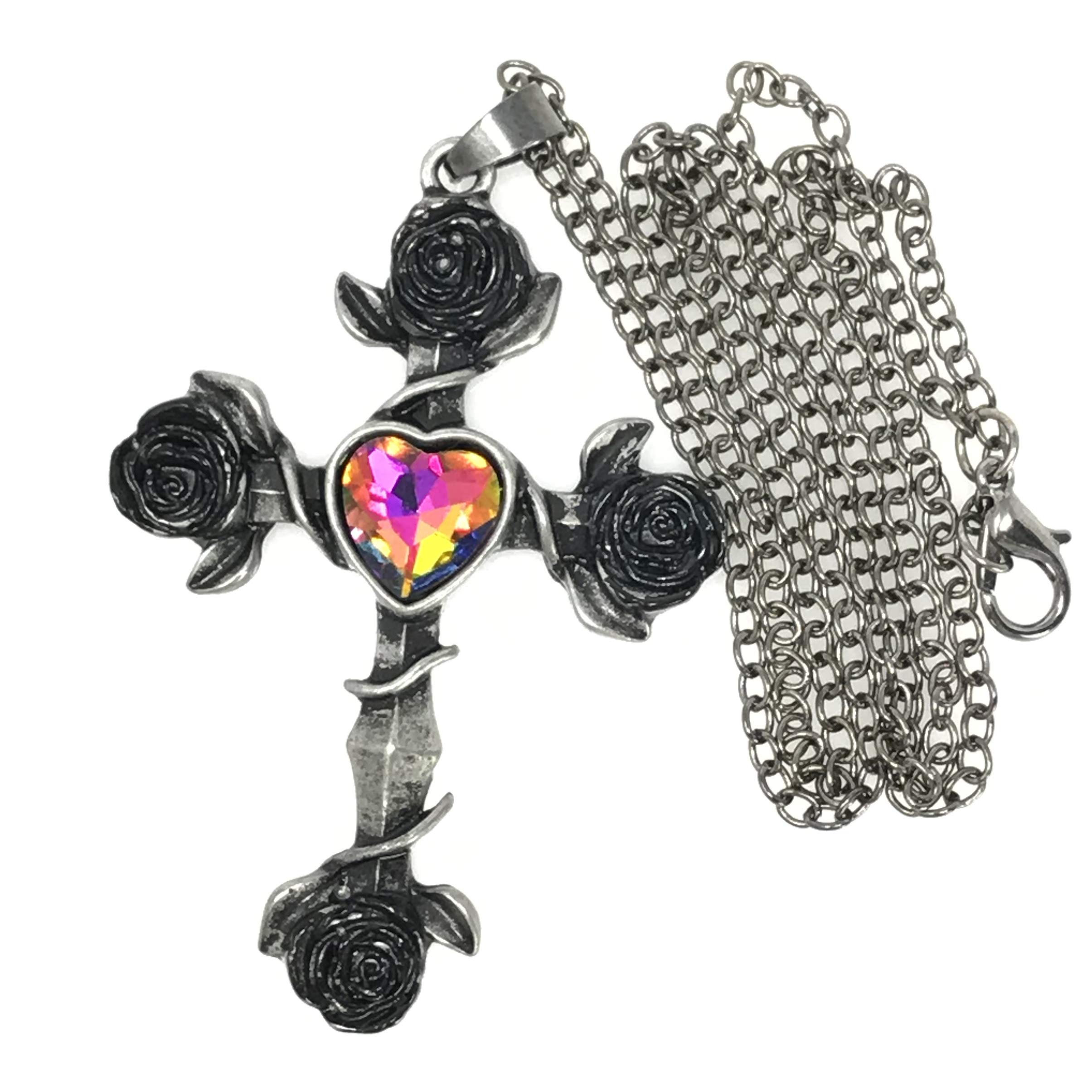 Gothic Lolita Dress Necklace - Steampunk Jewelry for Cosplay & Victorian Costume Accessories | Perfect for Anime Conventions, Halloween, and Themed Parties