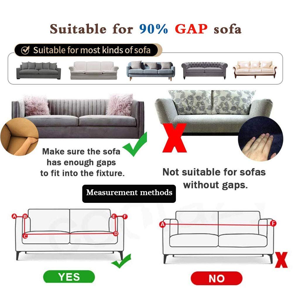 Premium Thickened Stretch Loveseat Cover for 1-4 Seater Sofas - Universal Fit for Sectional, L-Shaped & 3-Cushion Couches - Pet & Kid Friendly Furniture Protector for Living Room - Perfect for Family Gatherings, Movie Nights & Pet Playtime