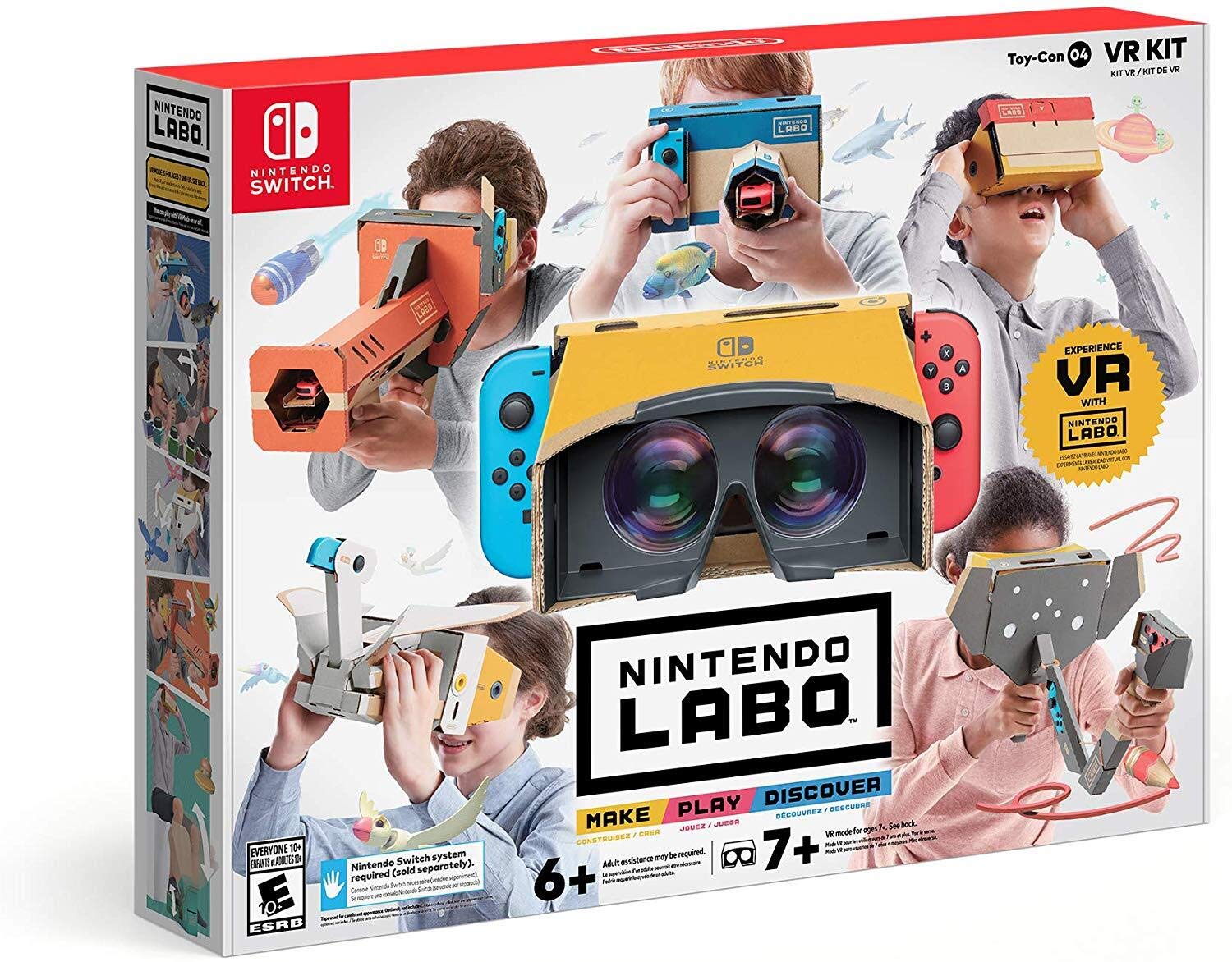 Nintendo Labo Toy-Con 04: VR Kit for Nintendo Switch - Virtual Reality Gaming Experience for Kids & Adults - Perfect for Family Fun, STEM Learning & Interactive Play
