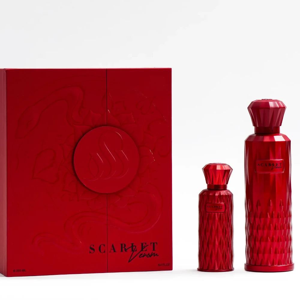 Scarlet Venom EDP Perfume for Women - 200ml & 50ml Luxury Fragrance - Long Lasting Floral Scent for Date Night, Evening Events & Special Occasions