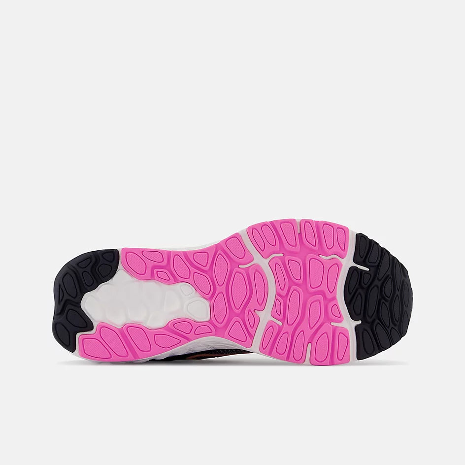 New Balance Kids' Fresh Foam X 880v12 Running Shoes - Eclipse/Moon Shadow/Vibrant Pink - Lightweight & Cushioned for School, Sports & Daily Activities