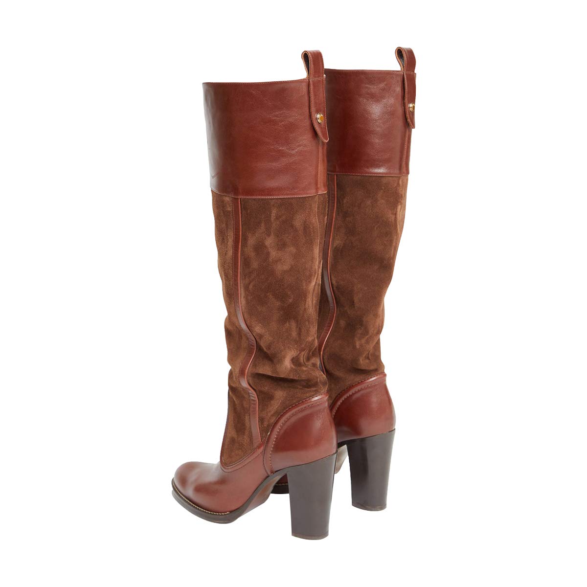 YDN Women's Fashion Knee High Boots - Round Toe Chunky Block Heel Winter Dress Shoes for Women | Perfect for Office, Party & Cold Weather Outfits