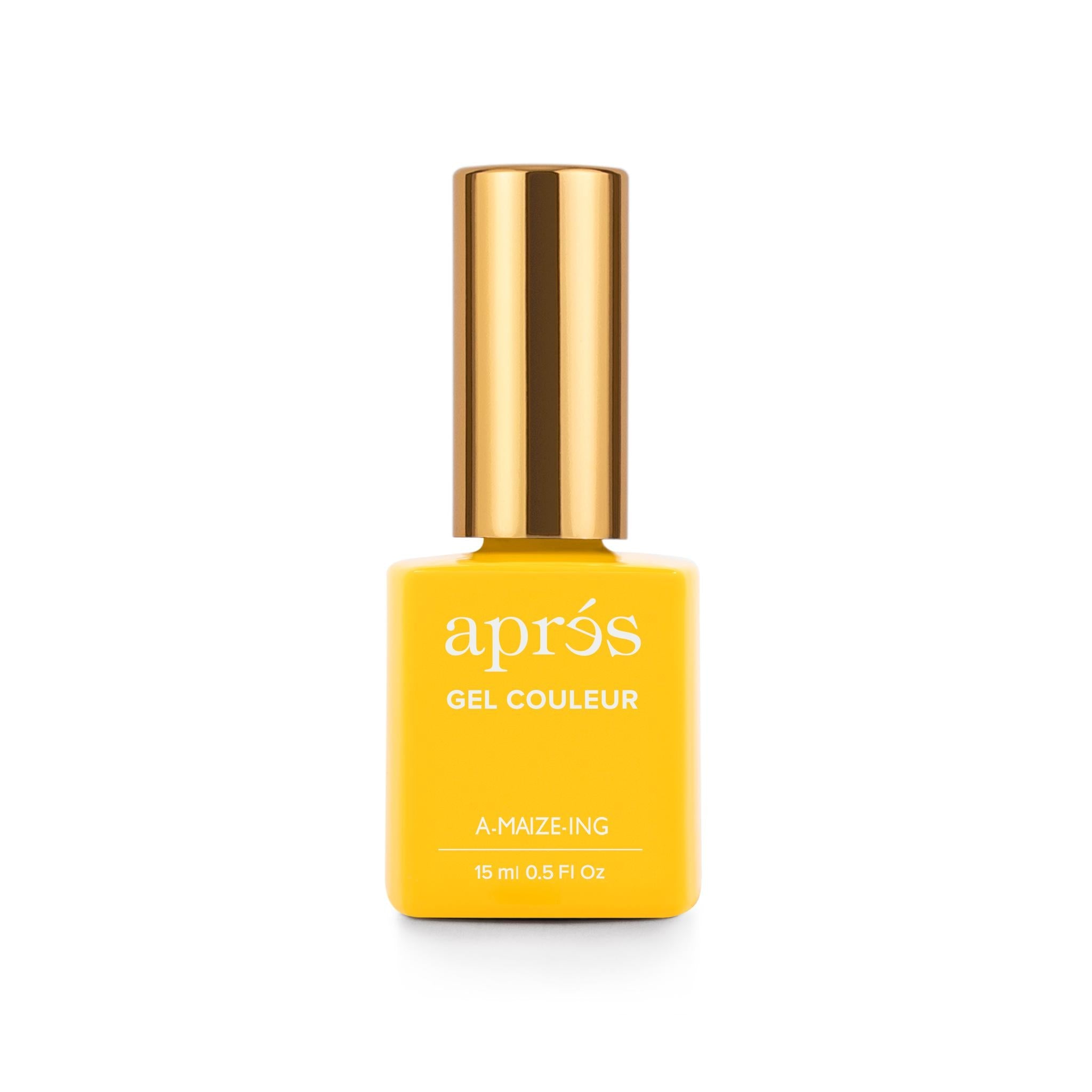 Apres Gel Nail Polish - A Maize Ing - Long Lasting Gel Nail Color for Salon & Home Manicures - Perfect for Holidays, Weddings & Special Occasions