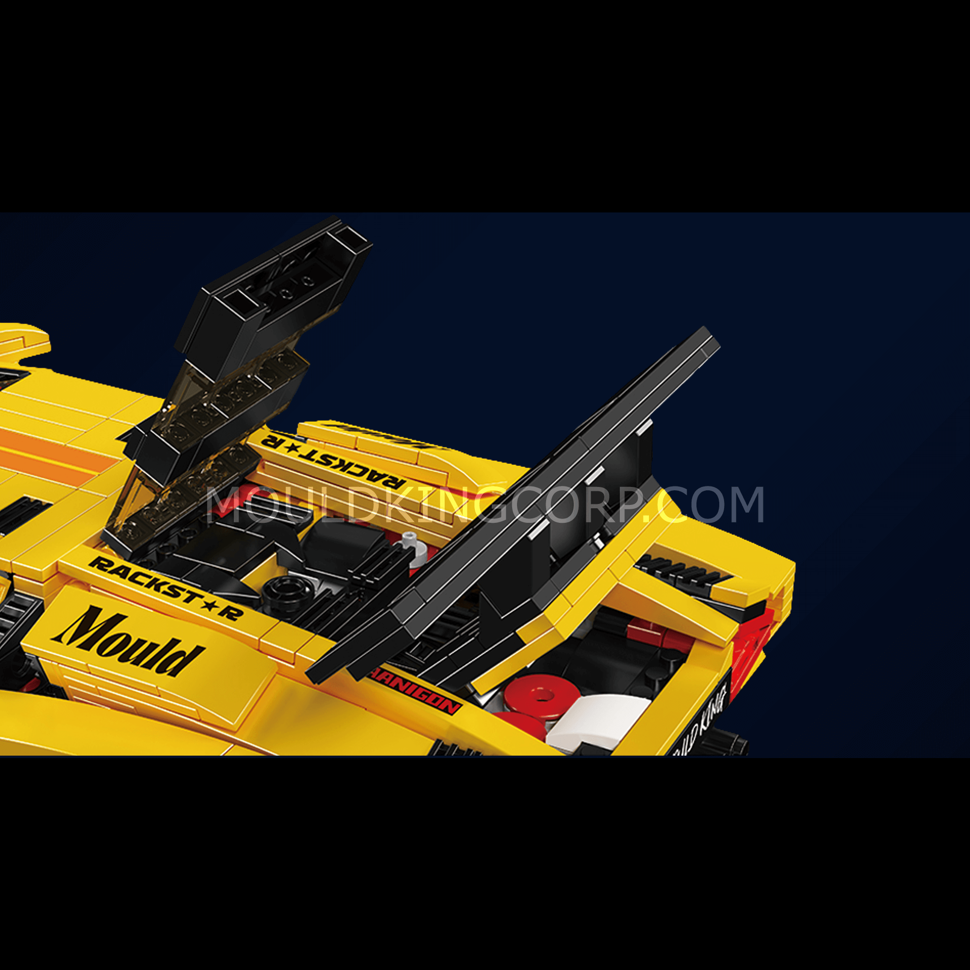 Mould King 13194 Remote Control Car - 80s Italian Lamborghini Countach Model Building Kit with 1,384 PCS for Adults & Teens | Perfect for Collectors, DIY Enthusiasts, and Home Decoration