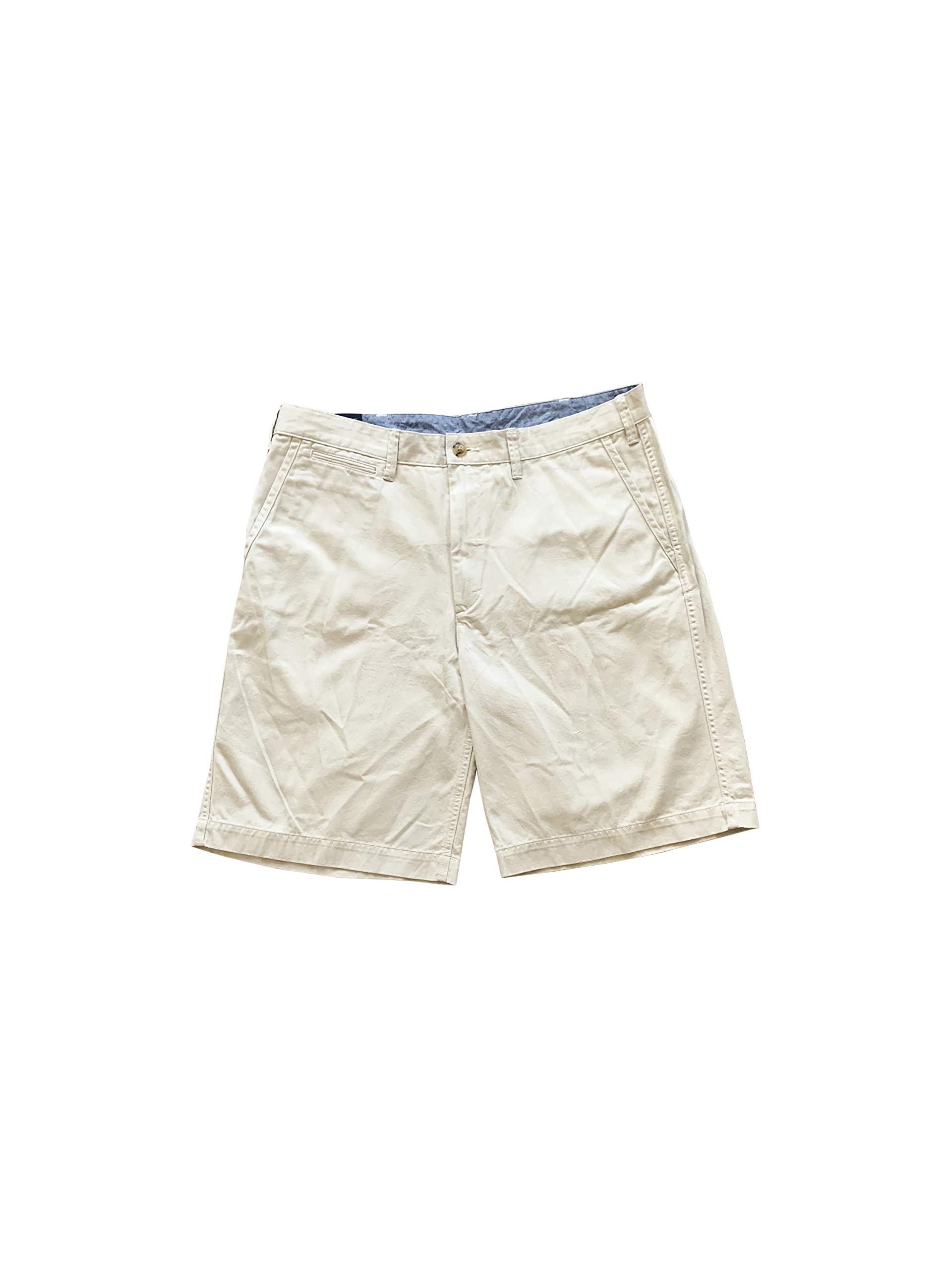 POLO RALPH LAUREN Men's Classic Fit Casual Khaki Chino Shorts - Beige Size 35 | Comfortable Summer Shorts for Outdoor Activities, Beach & Casual Wear