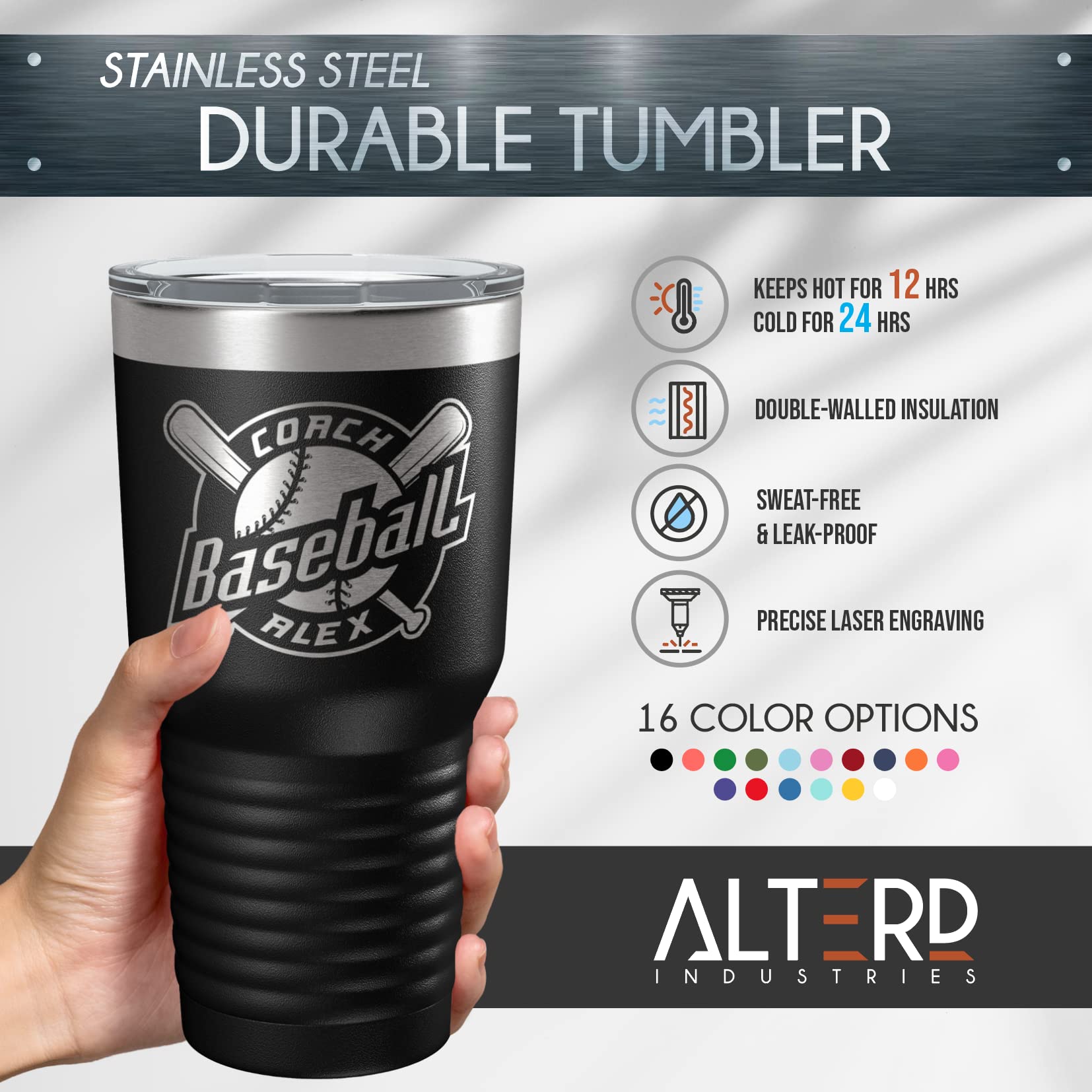 30oz Green Wrestling Coach Tumbler - Insulated Stainless Steel Beer Glass - Perfect Gift for Wrestling Coaches, Sports Enthusiasts - Great for Practice, Games, and Team Celebrations