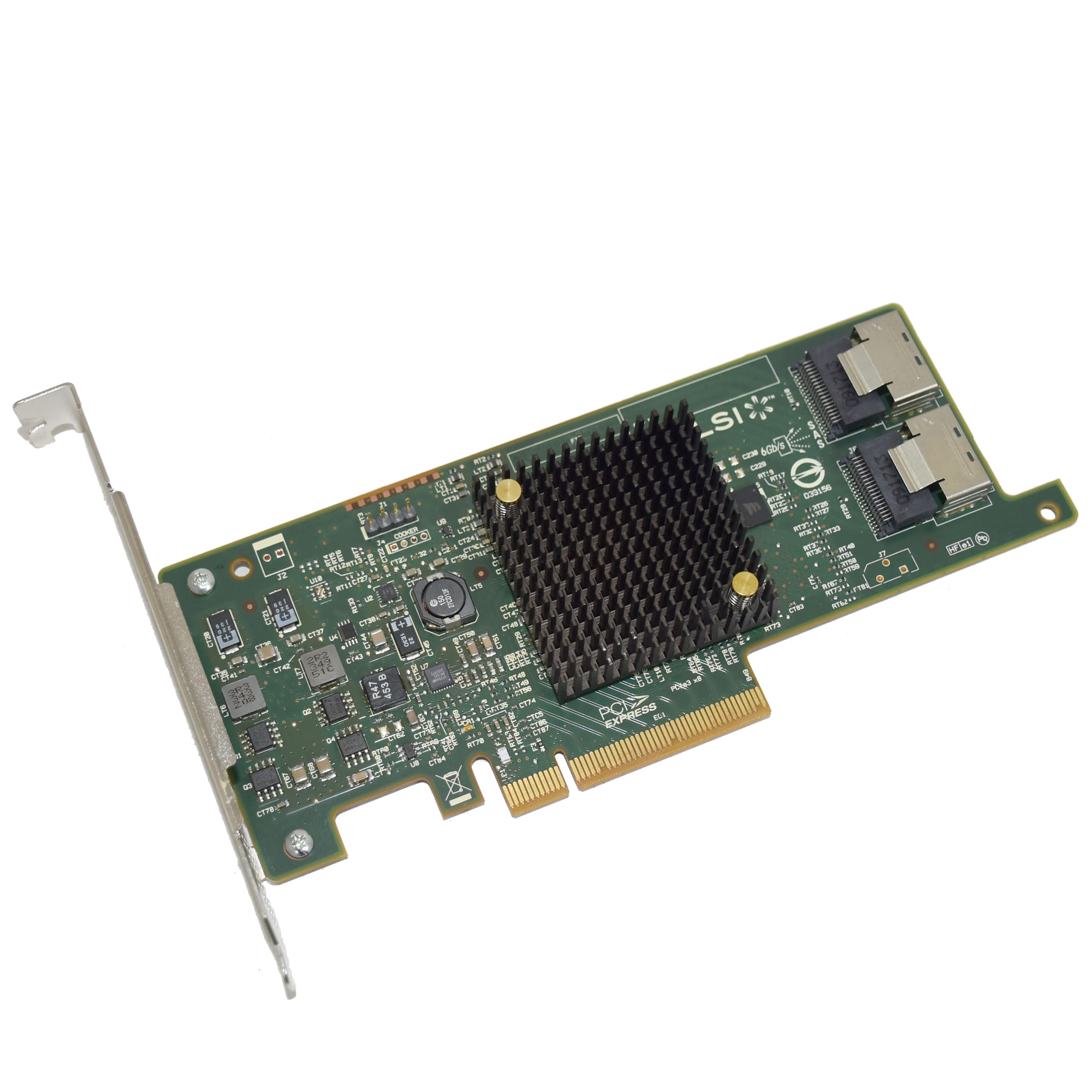 LSI Logic LSI00302 SAS 9207-8i 8-Port Internal SAS/SATA 6Gb/s PCIe Controller Card - High Performance Storage Solution for Servers & Workstations