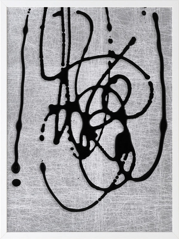 Duality II Framed Art Print - Modern Abstract Wall Decor for Living Room, Bedroom & Office - Ready to Hang Canvas Painting for Home & Office Decor
