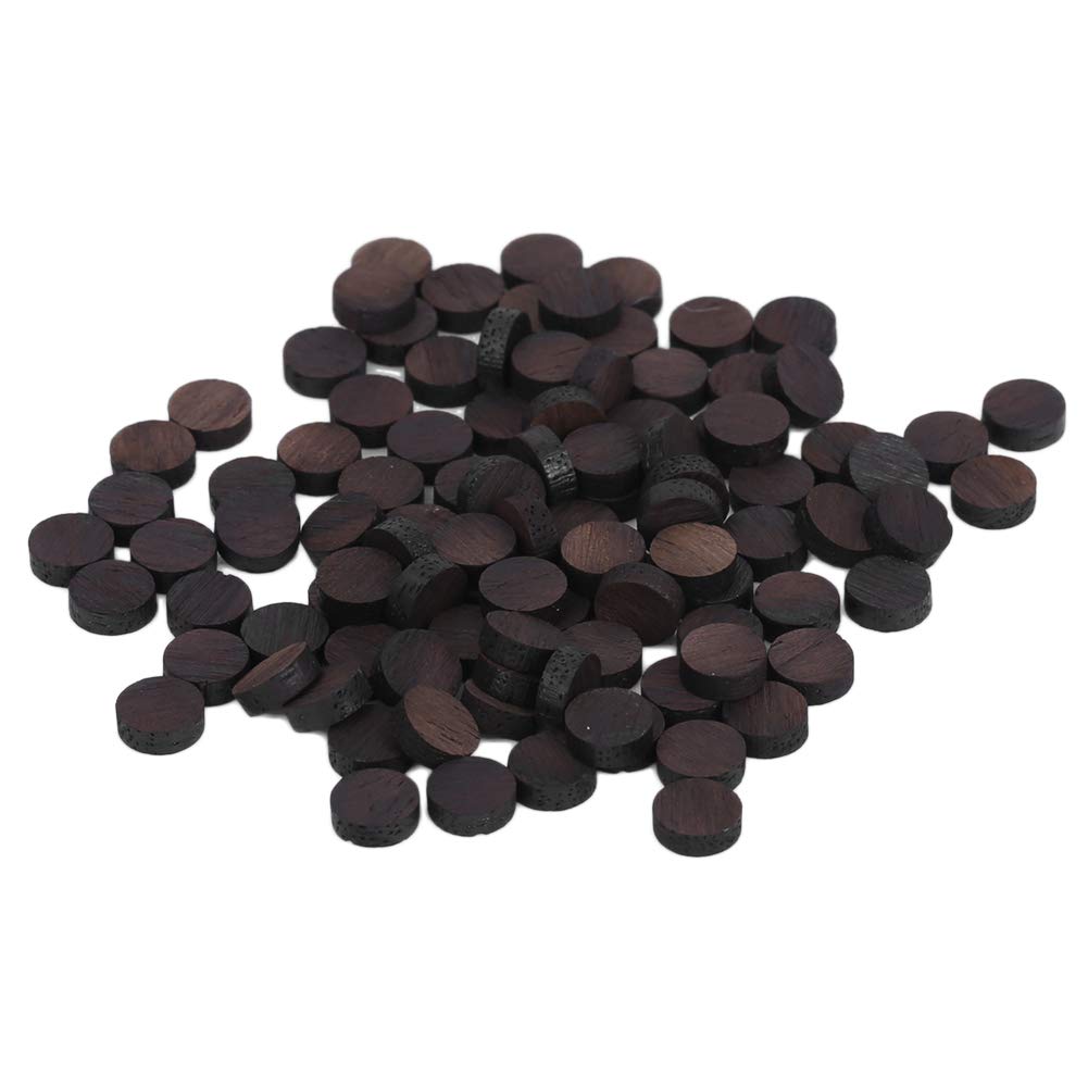100pcs Premium Rosewood Guitar Fretboard Inlay Dots - Perfect for Folk Guitar Accessories & DIY Luthier Projects - Enhance Playability & Aesthetics for Acoustic and Electric Guitars