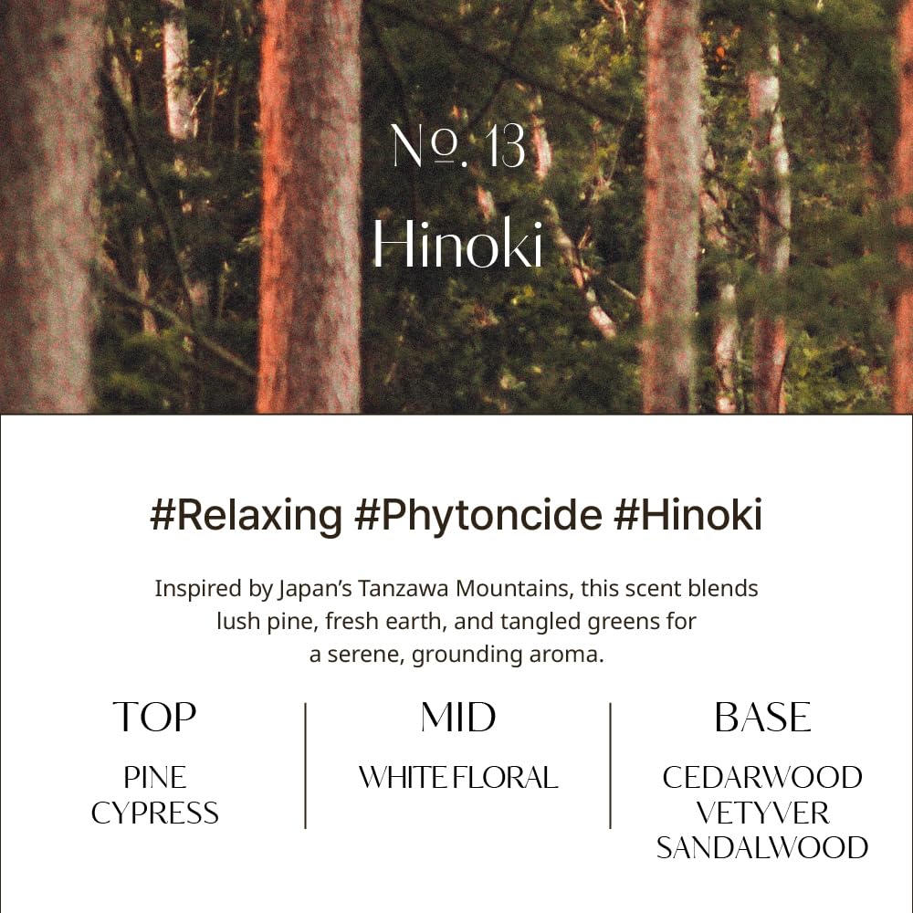 Hinoki Perfume Hand Cream - Cypress Scent with Shea Butter | Hydrating Moisturizer for Dry Skin | Korean Skincare Gift