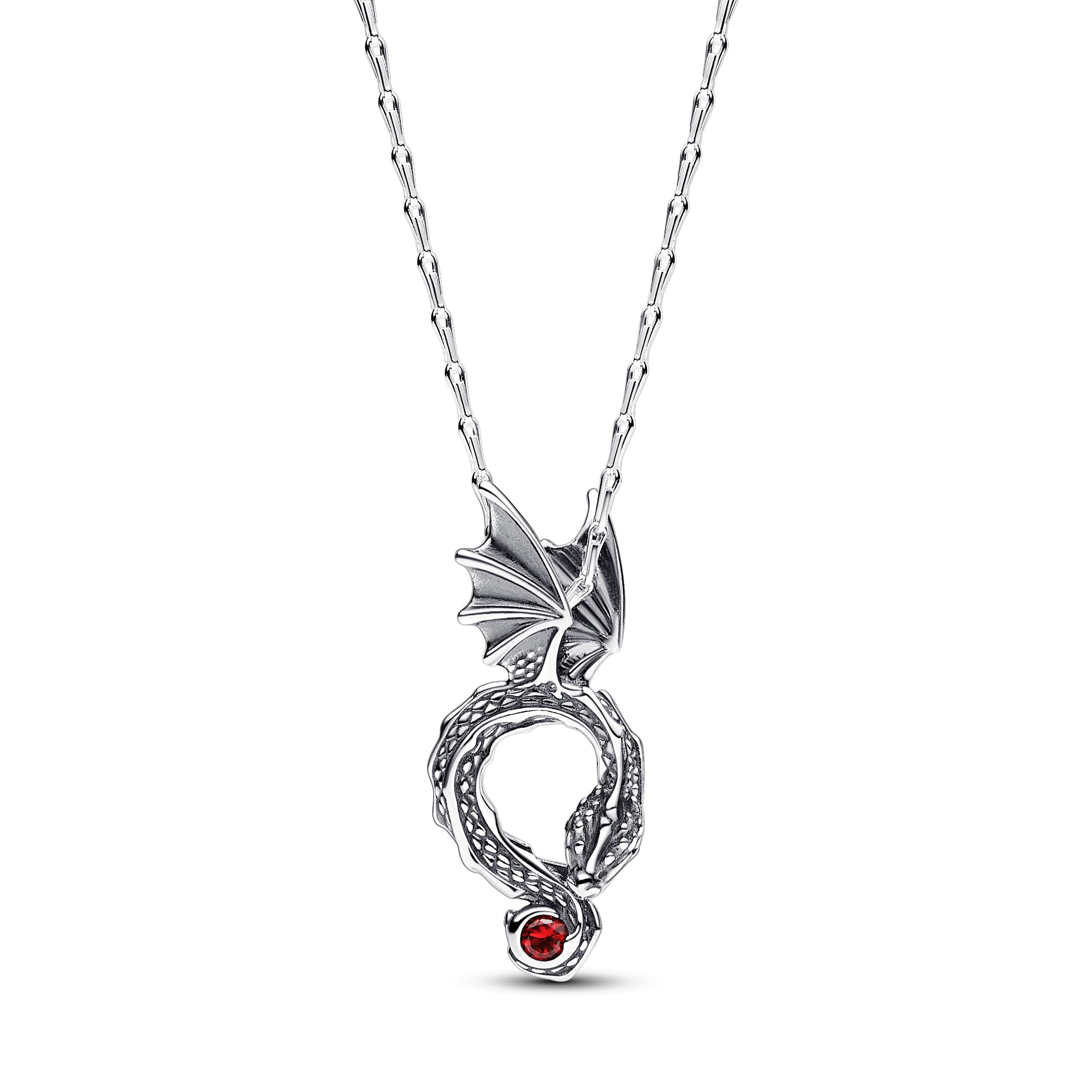Pandora Game of Thrones Dragon Charm Bracelet - Official Licensed Jewelry for Women | Perfect for GOT Fans, Cosplay & Fantasy Lovers