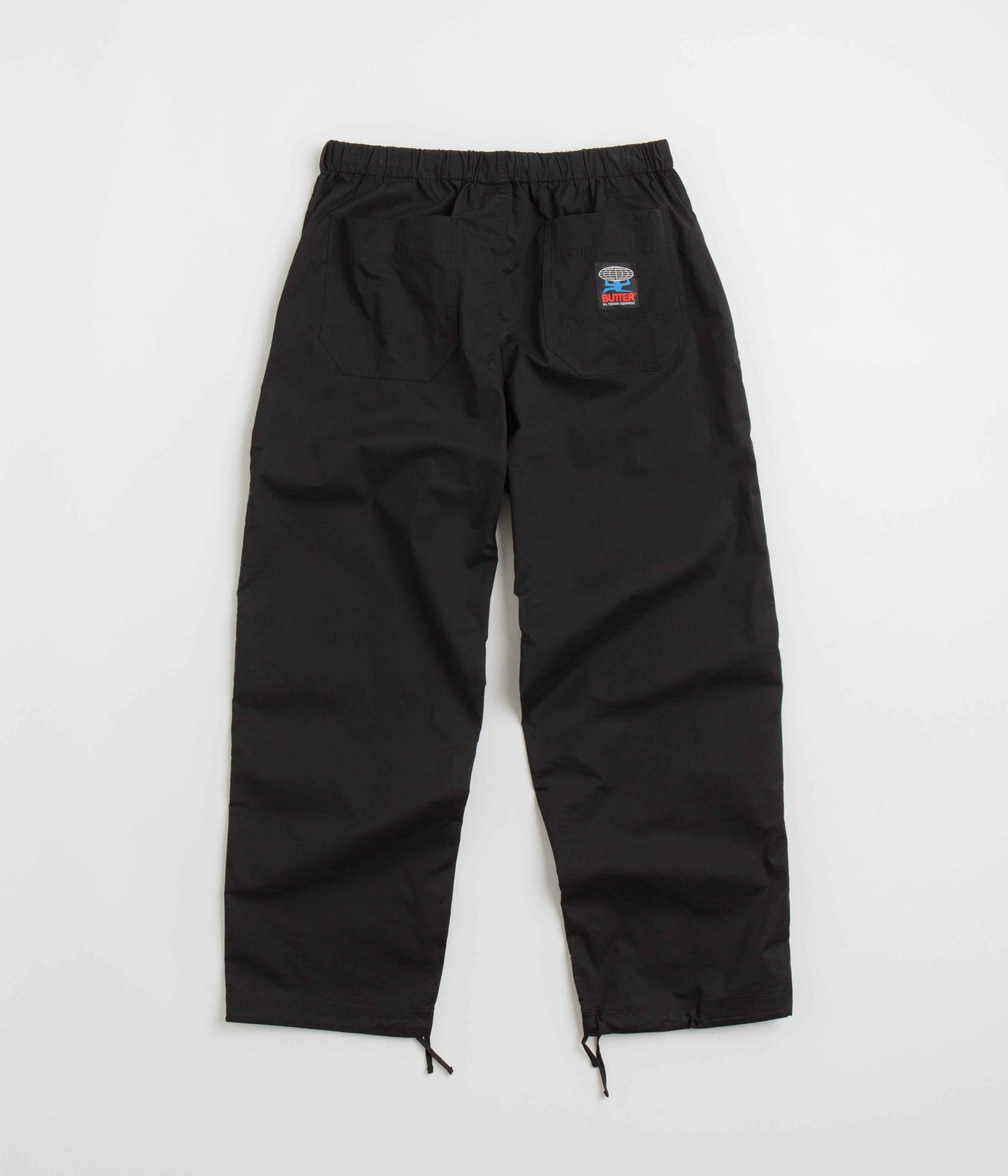 Butter Goods TRS Pants for Men - Black Casual Streetwear Joggers | Perfect for Skateboarding, Gym & Everyday Wear