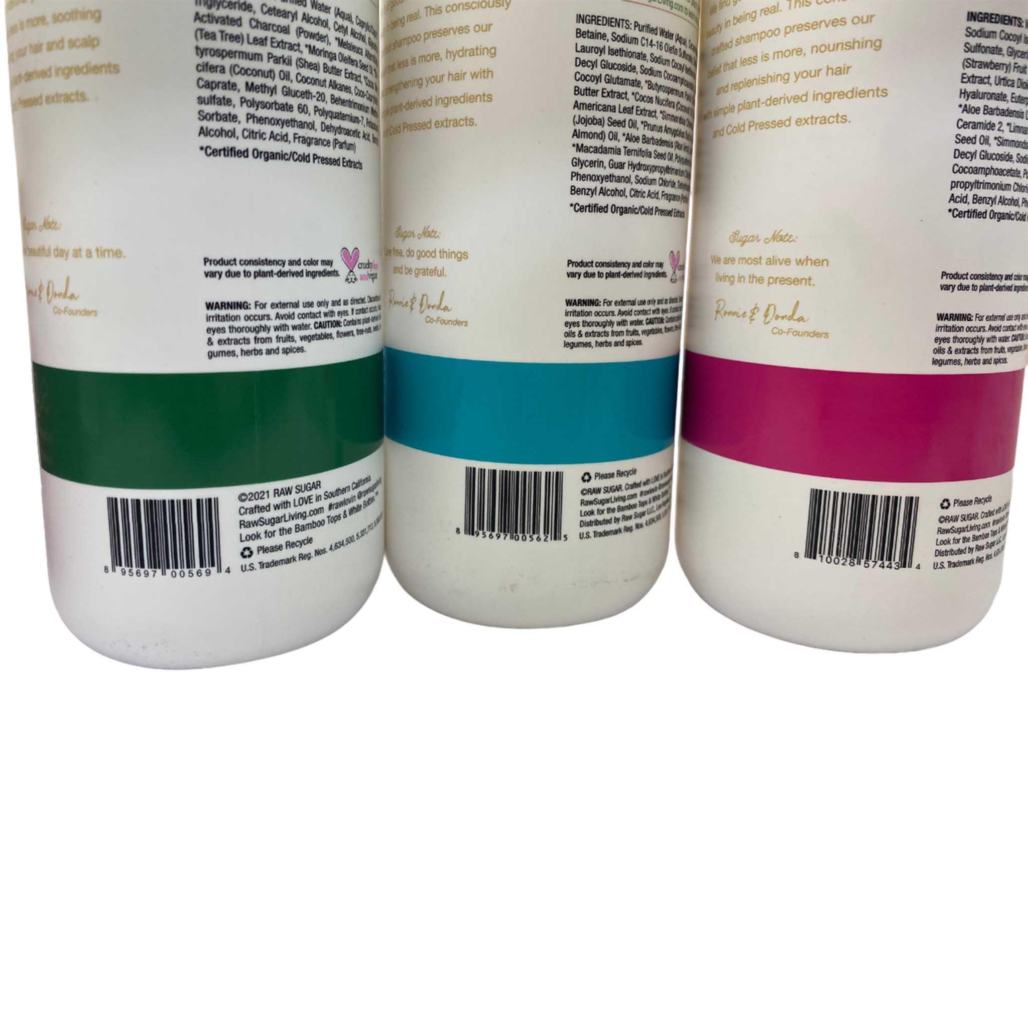 Raw Sugar Hair Care Assorted 24-Piece Set - Sulfate-Free Shampoo & Conditioner for Natural Hair - Perfect for Travel, Gifts & Daily Hydration