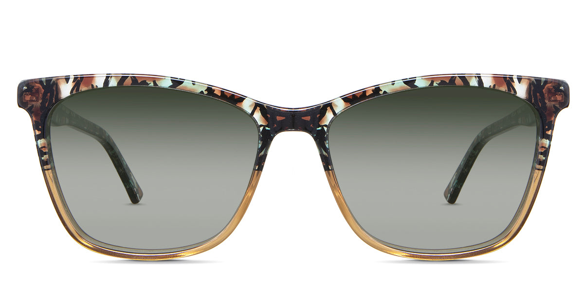 Stylish Paisley Print Women's Prescription Sunglasses – UV Protection, Lightweight & Comfortable for Driving, Outdoor Activities & Fashion