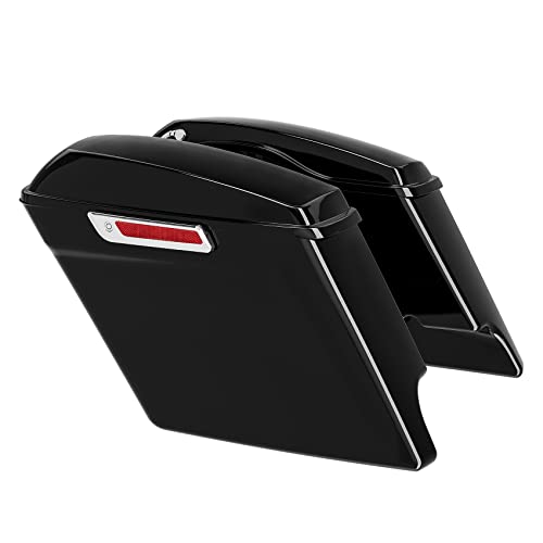 Saddlebags Style F: Vivid Black color