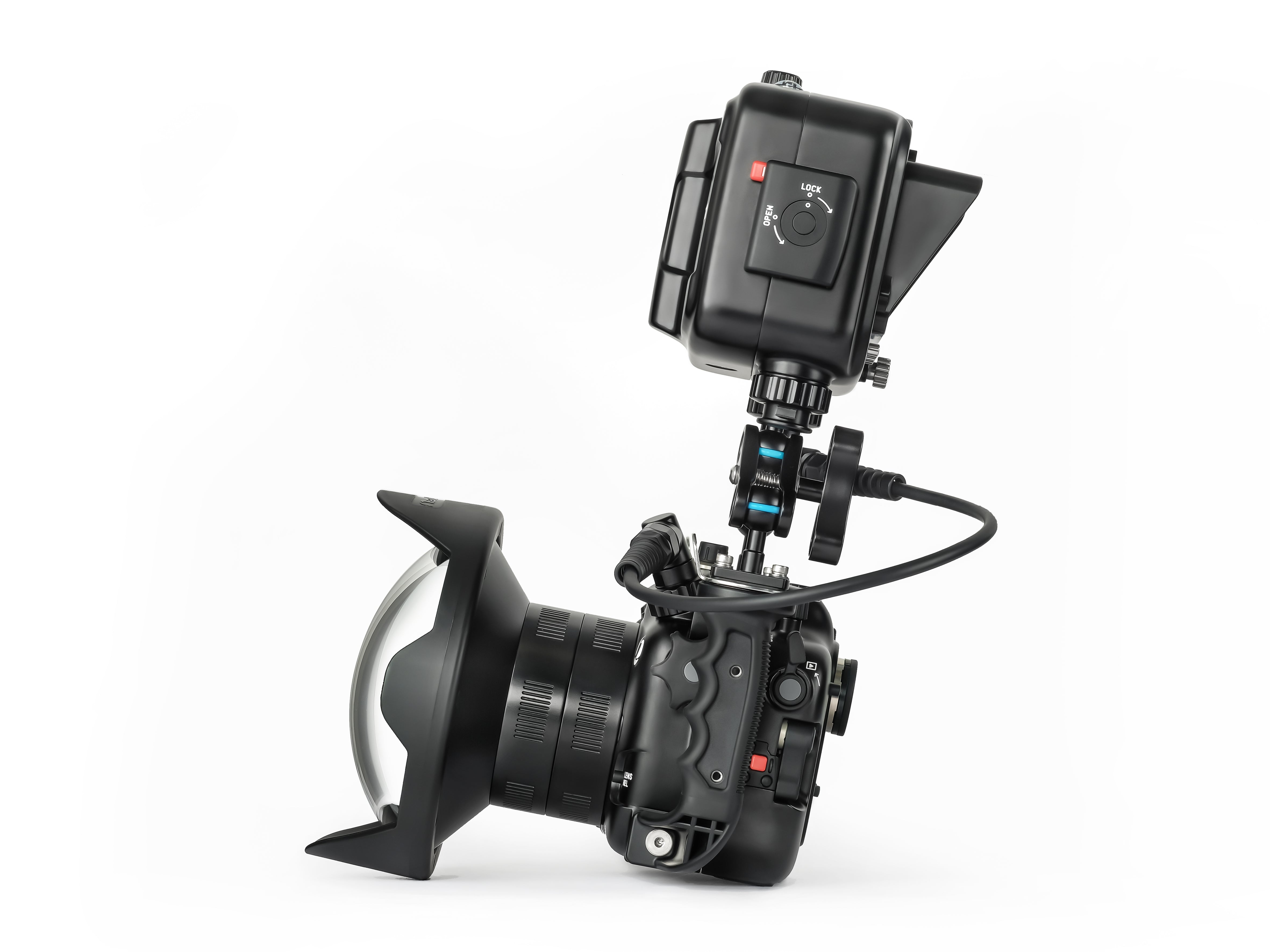 Sony α1 Camera Housing - Waterproof Case for Sony Alpha 1 Underwater Photography & Diving Accessories - Perfect for Scuba Diving, Snorkeling, and Marine Adventures