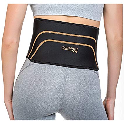 Copper Fit Back Pro Support Brace - Adjustable Lumbar Belt for Pain Relief & Posture Correction - Ideal for Work, Sports & Daily Activities