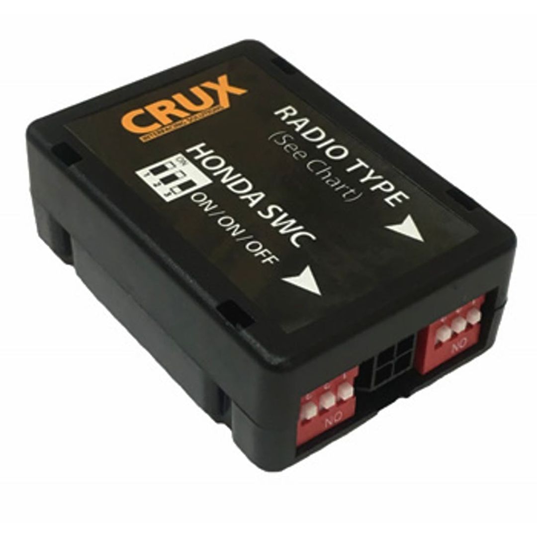 Crux SWRHN 62L Radio Replacement with Steering Wheel Control Retention for Honda Accord, Civic, CR-V - Perfect for Car Audio Upgrade & Factory Look Installation