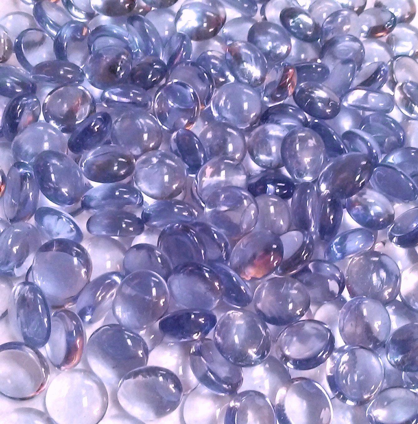 2 LB Lilac Glass Gems - Creative Stuff Glass Vase Fillers for Wedding Centerpieces, Home Decor & Floral Arrangements