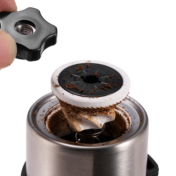 Premium Ten Mile Manual Coffee Grinder - Portable Hand Crank Burr Mill for Espresso, French Press & Travel - Perfect for Camping, Home & Office Use
