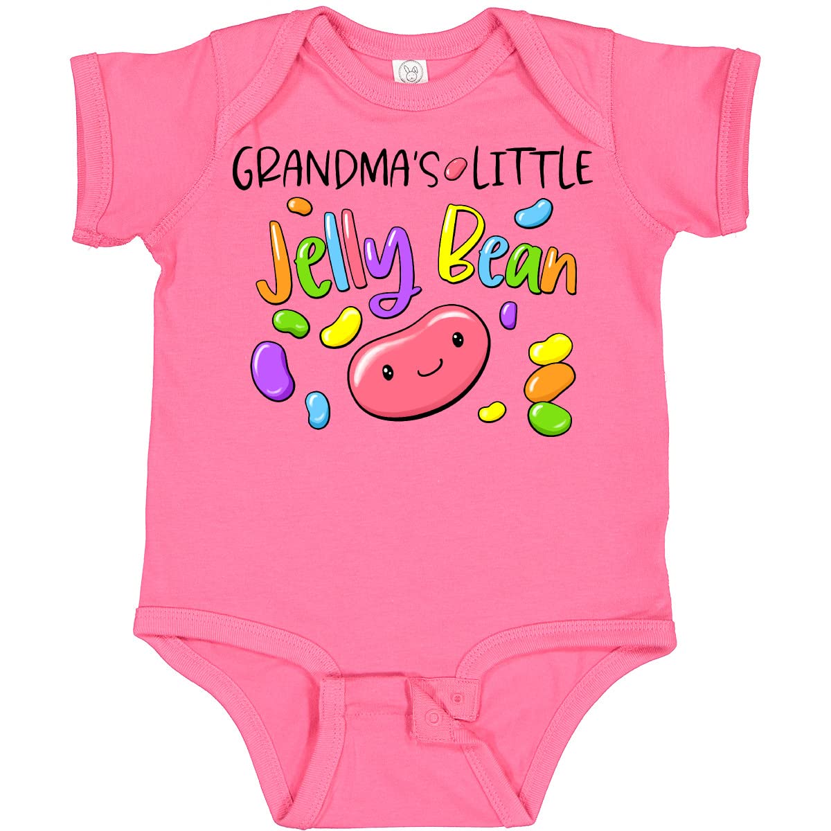 Inktastic Grandma's Little Jellybean Cute Easter Candy Baby Bodysuit - Adorable Easter Outfit for Infants & Toddlers - Perfect for Easter Photos, Family Gatherings & Holiday Celebrations