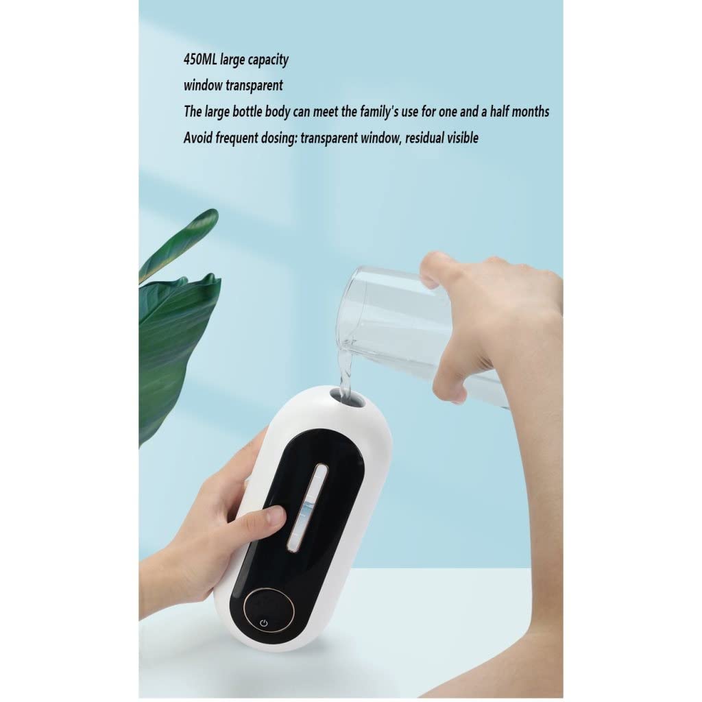 Grafken Smart Digital Display Automatic Soap Dispenser - USB Rechargeable, Touch-Free Induction for Kitchen & Bathroom - Household Hygiene Solution (Color: A) | Perfect for Home, Office, and Public Restrooms