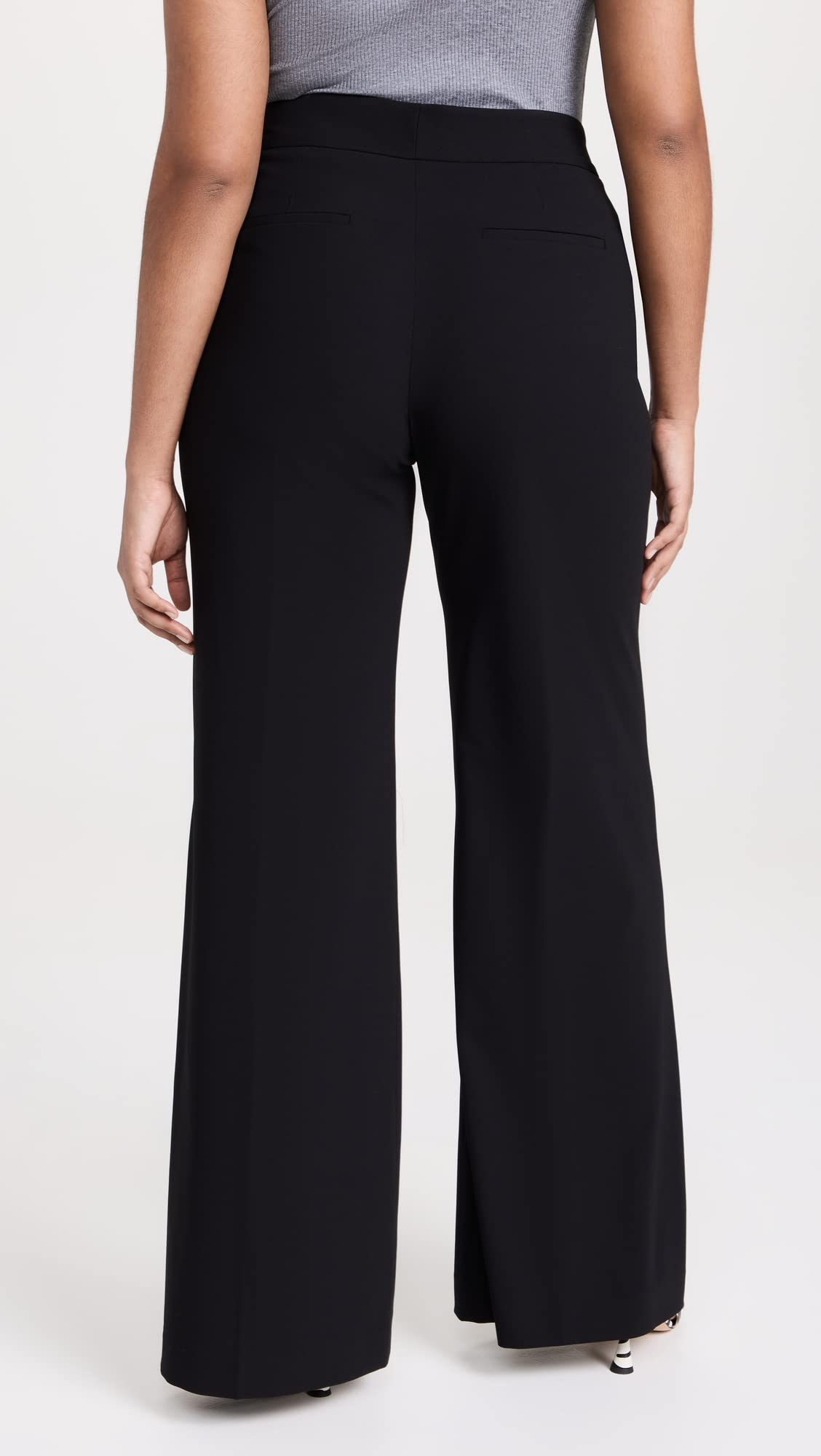 Alice + Olivia Women's Dylan High Waisted Leg Pants - Slim Fit Trousers for Work, Office & Business Casual Outfits | Comfortable Stretch Fabric for All-Day Wear