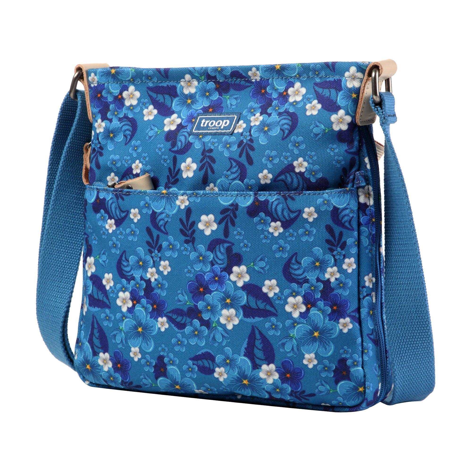 Troop London Classic Canvas Crossbody Bag for Men & Women - Stylish & Durable Shoulder Bag for Travel, Work & Everyday Use