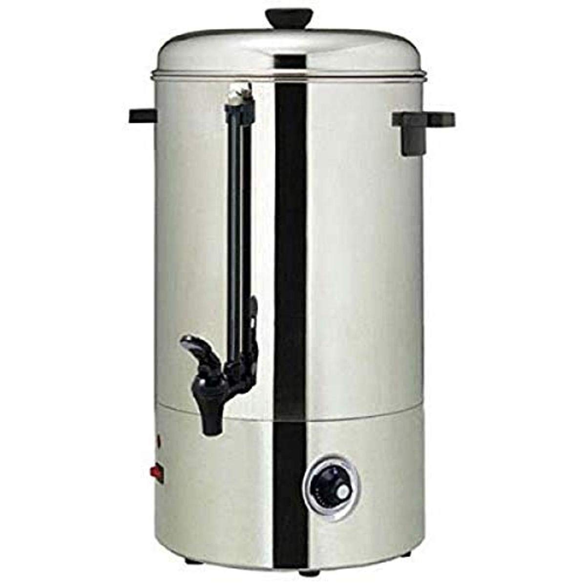Adcraft WB-40 40-Cup Stainless Steel Hot Water Dispenser - 1350W Manual Fill Boiler for Coffee, Tea & Instant Meals (120V) - Perfect for Offices, Restaurants & Catering Events