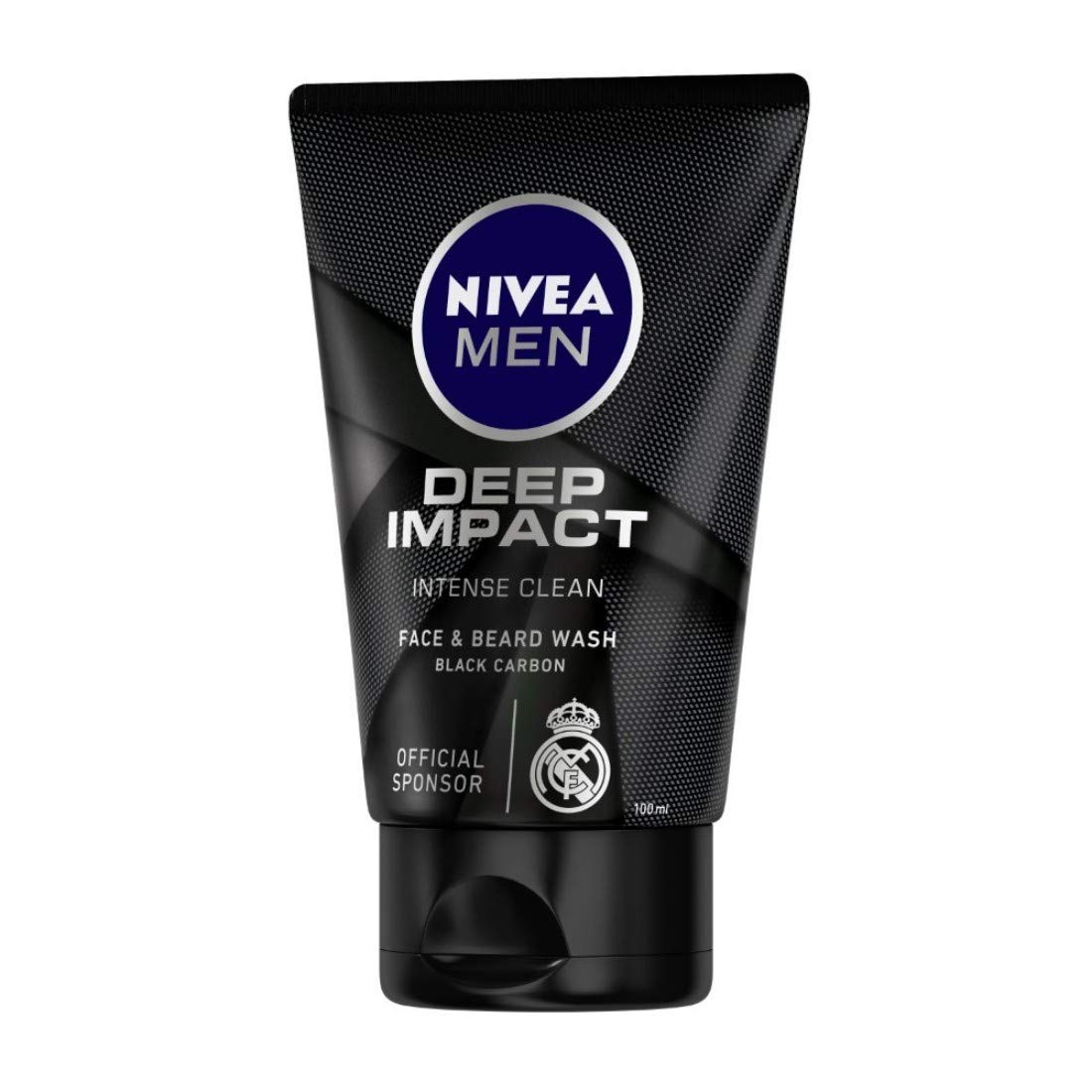 NIVEA Men Active Clean Shower Gel & Deep Impact Face Wash Set - 250ml Body Wash & 100g Facial Cleanser for Men | Refreshing Daily Skincare Routine for Gym & Workout