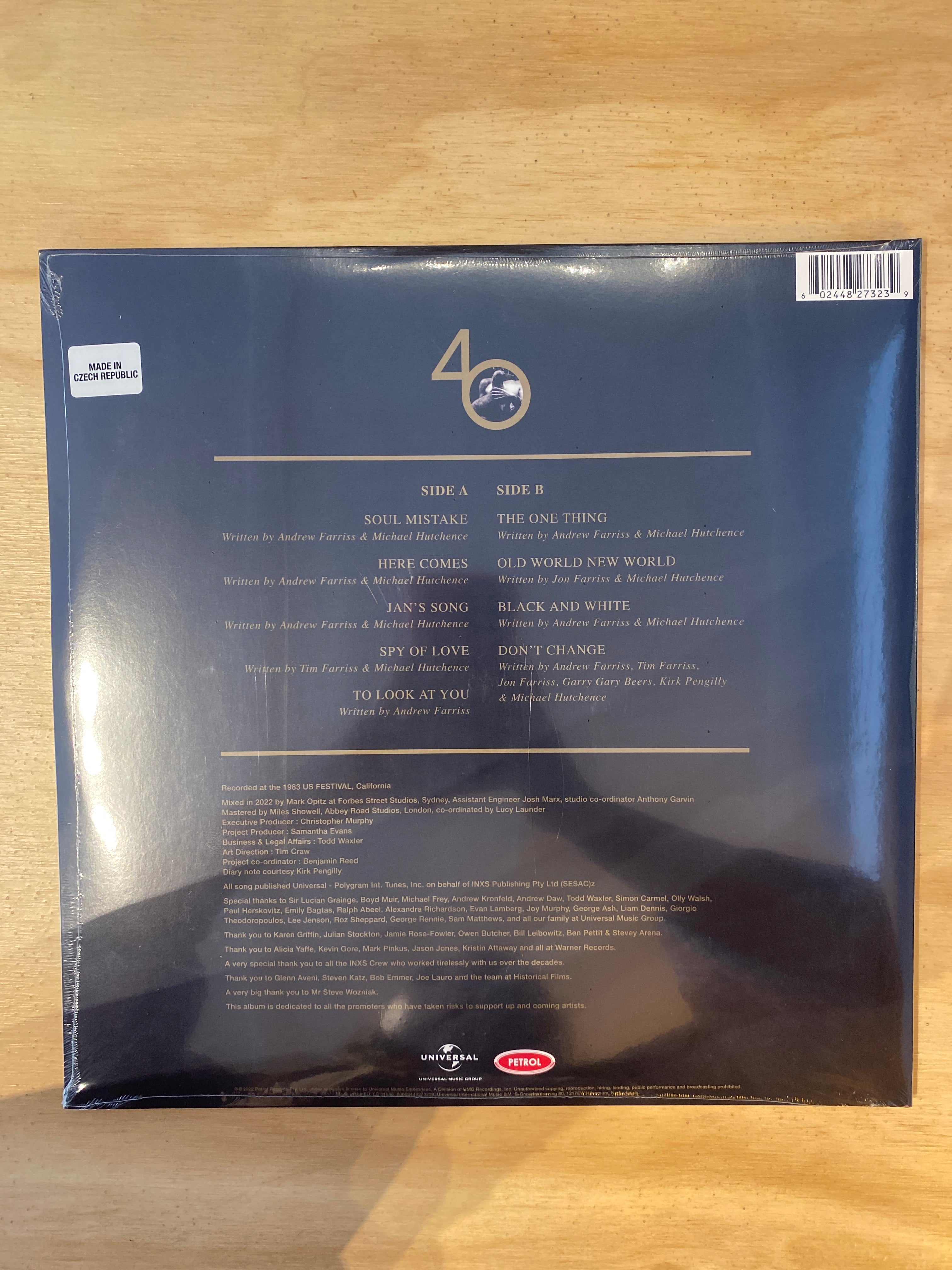 INXS Shabooh Shoobah Vinyl LP Record - Classic 80s Rock Music for Collectors & Audiophiles - Perfect for Home Listening & Music Enthusiasts