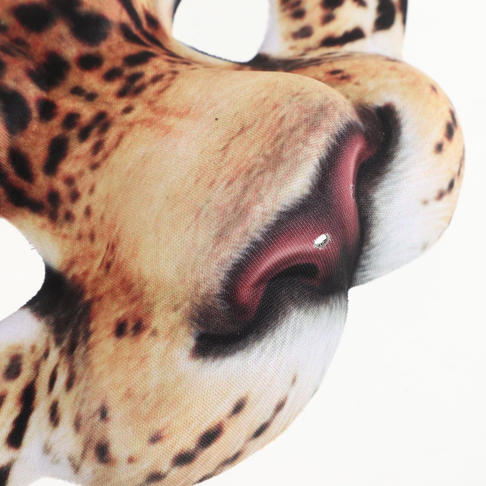 Leopard Half Face Mask for Halloween & Cosplay - Animal Mardi Gras Kabuki Cat