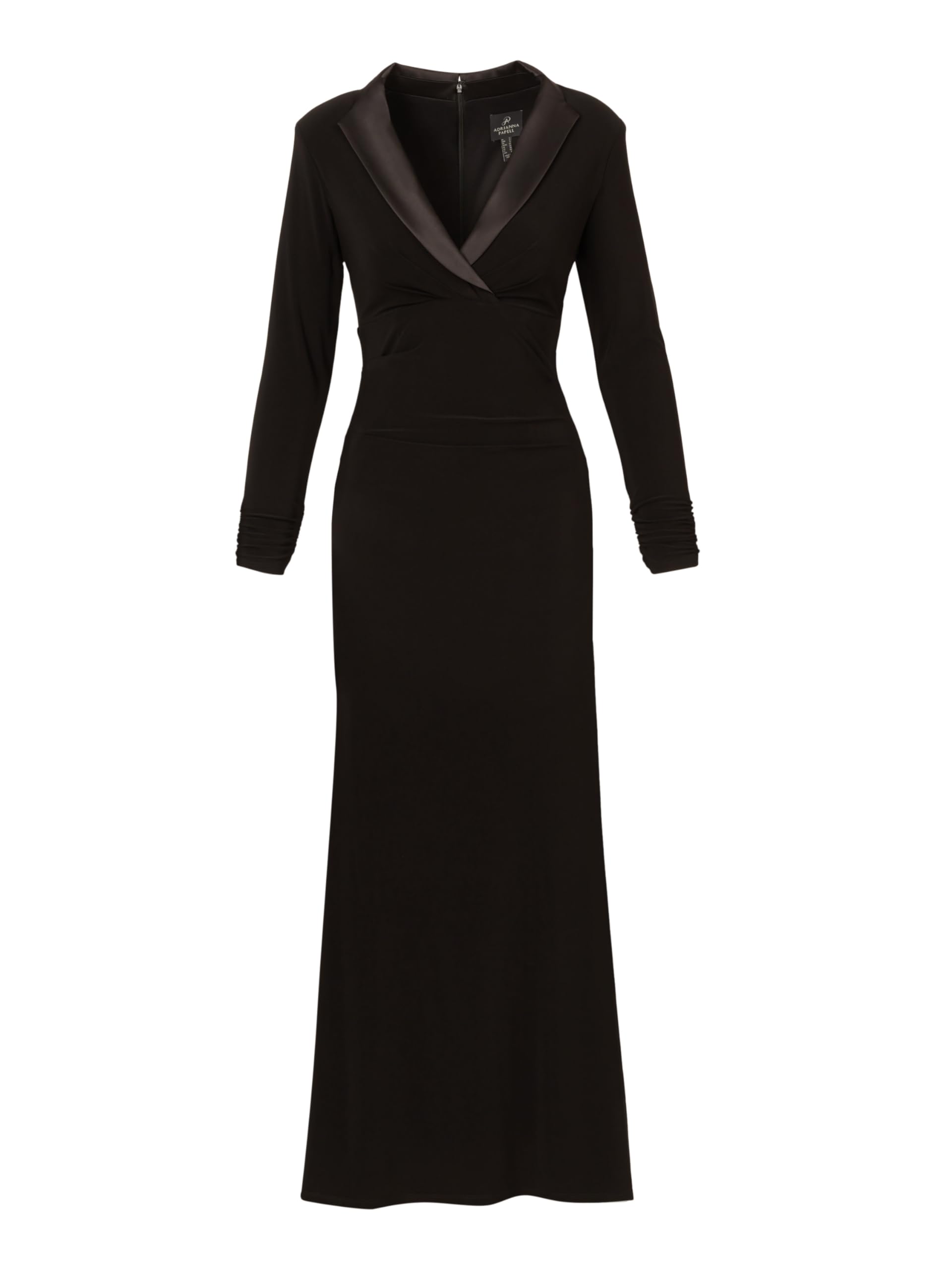 Adrianna Papell Women's Elegant Tuxedo Long Evening Dress for Prom, Gala & Formal Events | Plus Size Options Available
