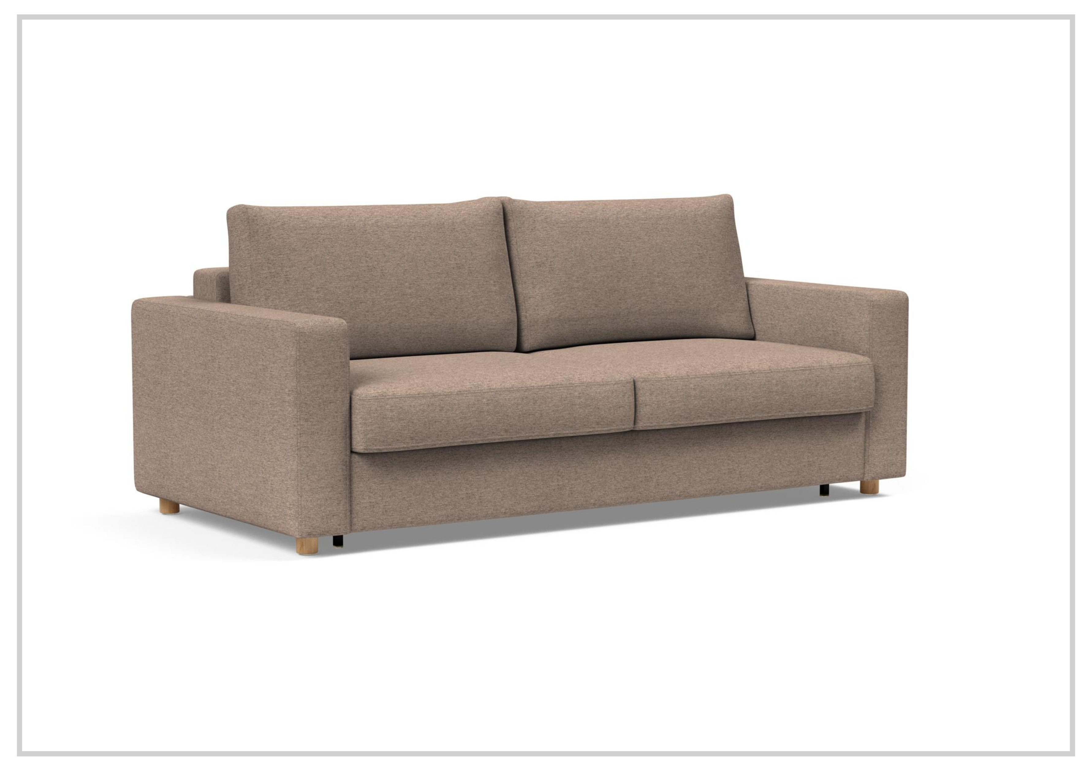 Innovation Living Neah Fabric 2-Seater King Size Sleeper Sofa Bed - Convertible Comfort for Small Spaces & Guest Rooms