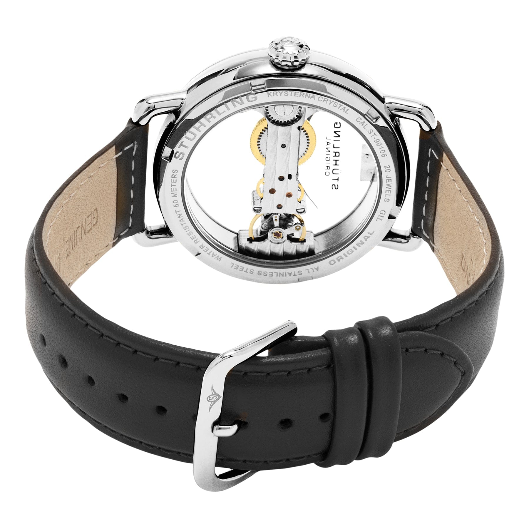Black Replacement Watch Strap - Compatible with 976.01 Model - Durable & Adjustable for Men & Women - Perfect for Daily Wear, Workouts & Outdoor Activities